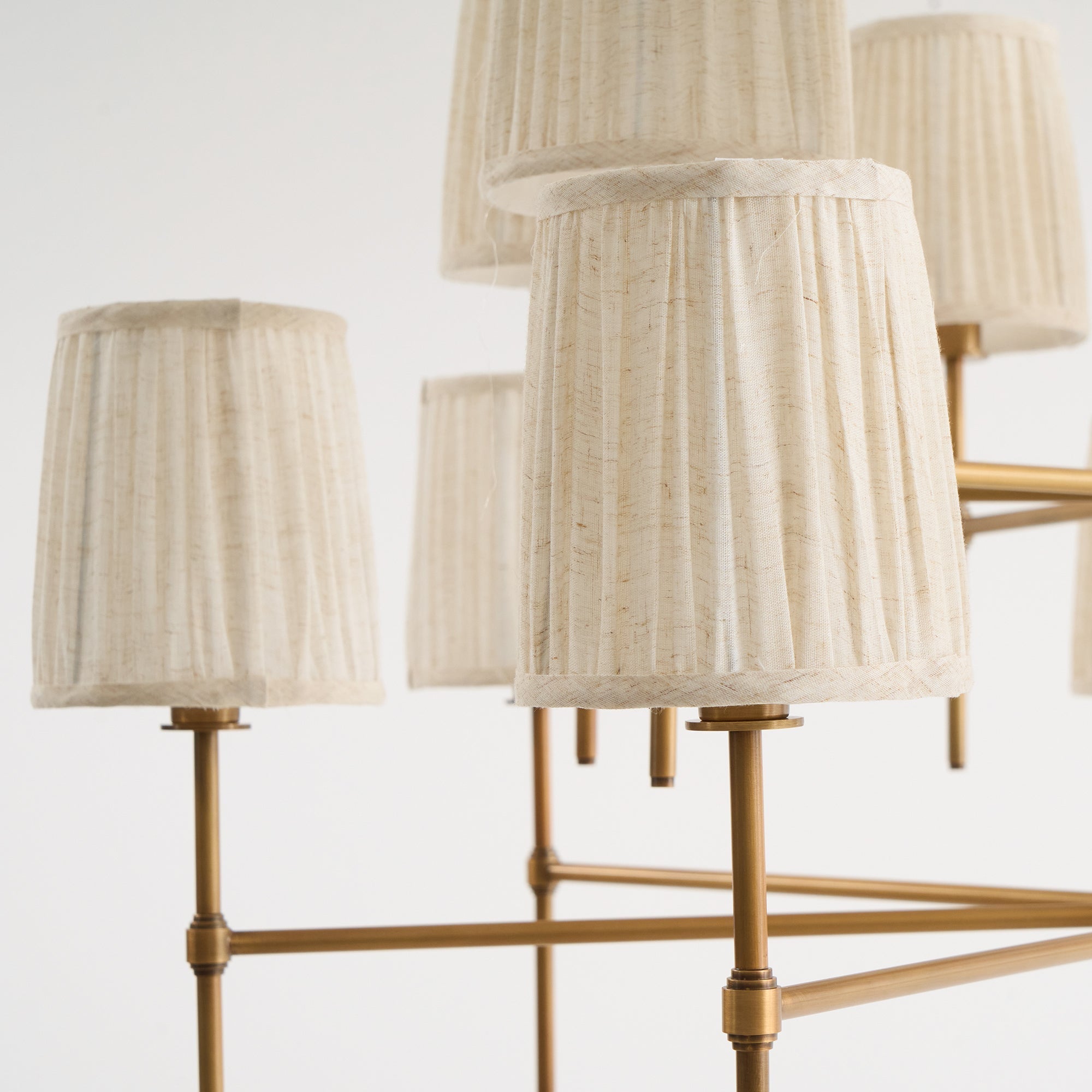 Erthaos Elegance Stoff-Kronleuchter-Letslighting