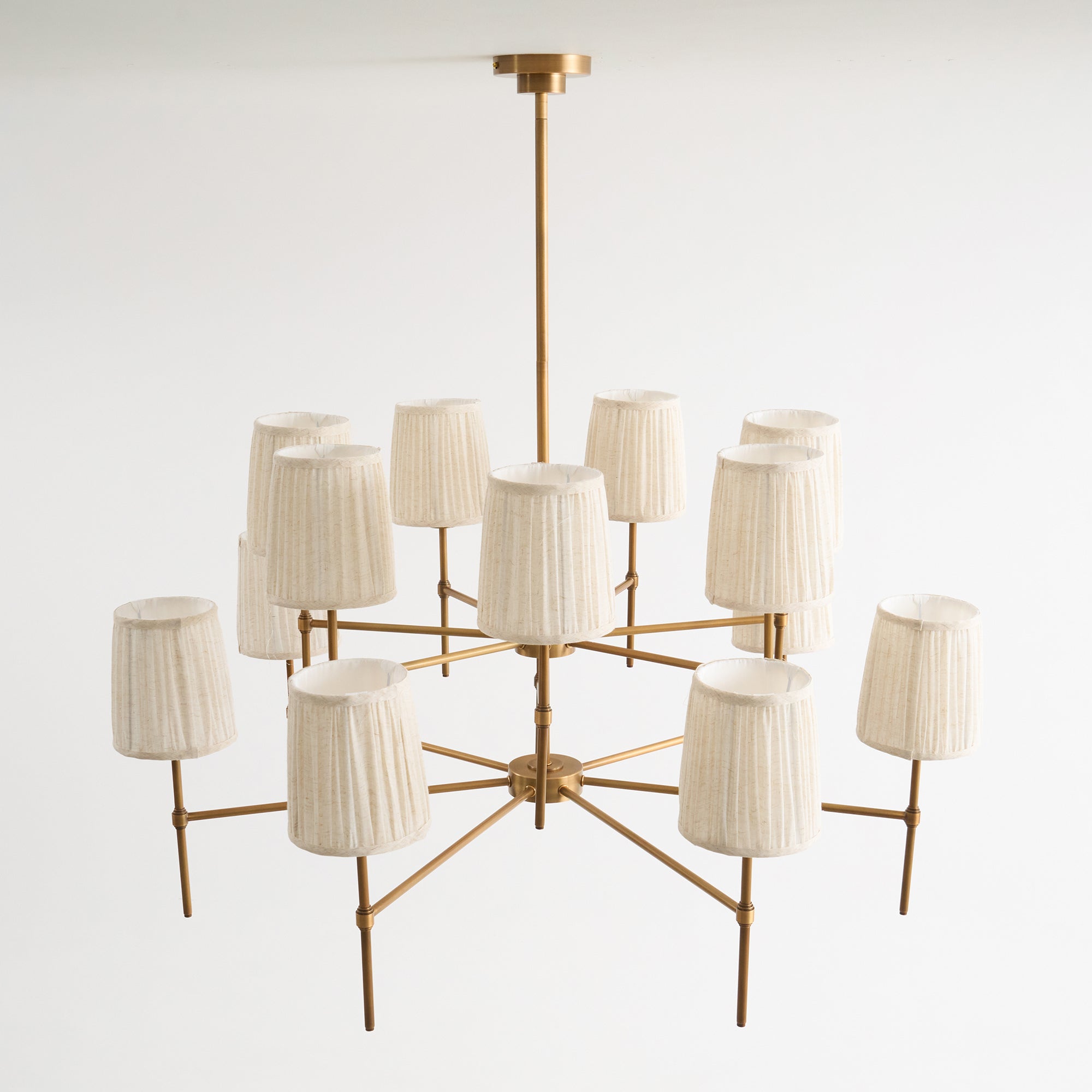 Erthaos Elegance Stoff-Kronleuchter-Letslighting