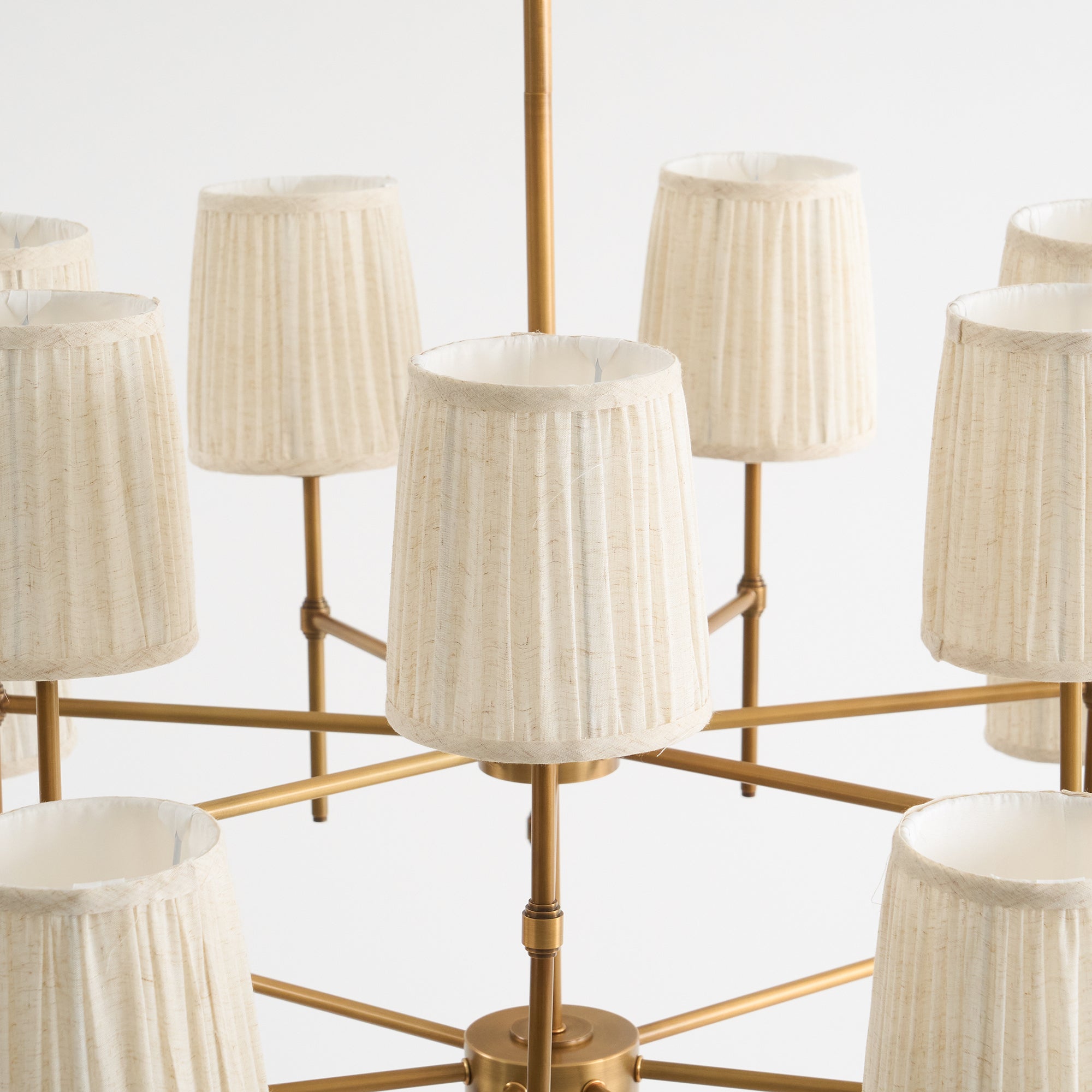 Erthaos Elegance Stoff-Kronleuchter-Letslighting