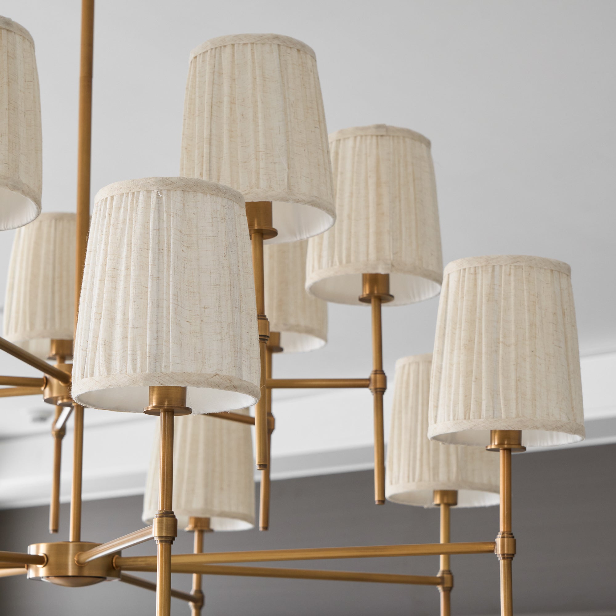 Erthaos Elegance Stoff-Kronleuchter-Letslighting