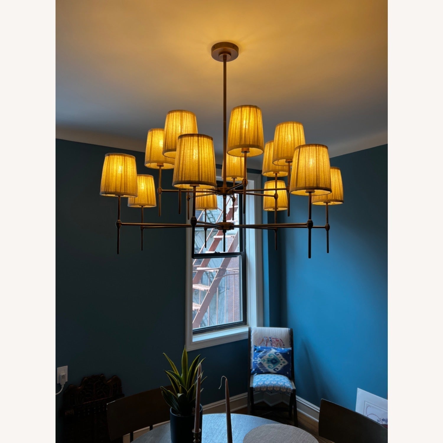 Erthaos Elegance Stoff-Kronleuchter-Letslighting