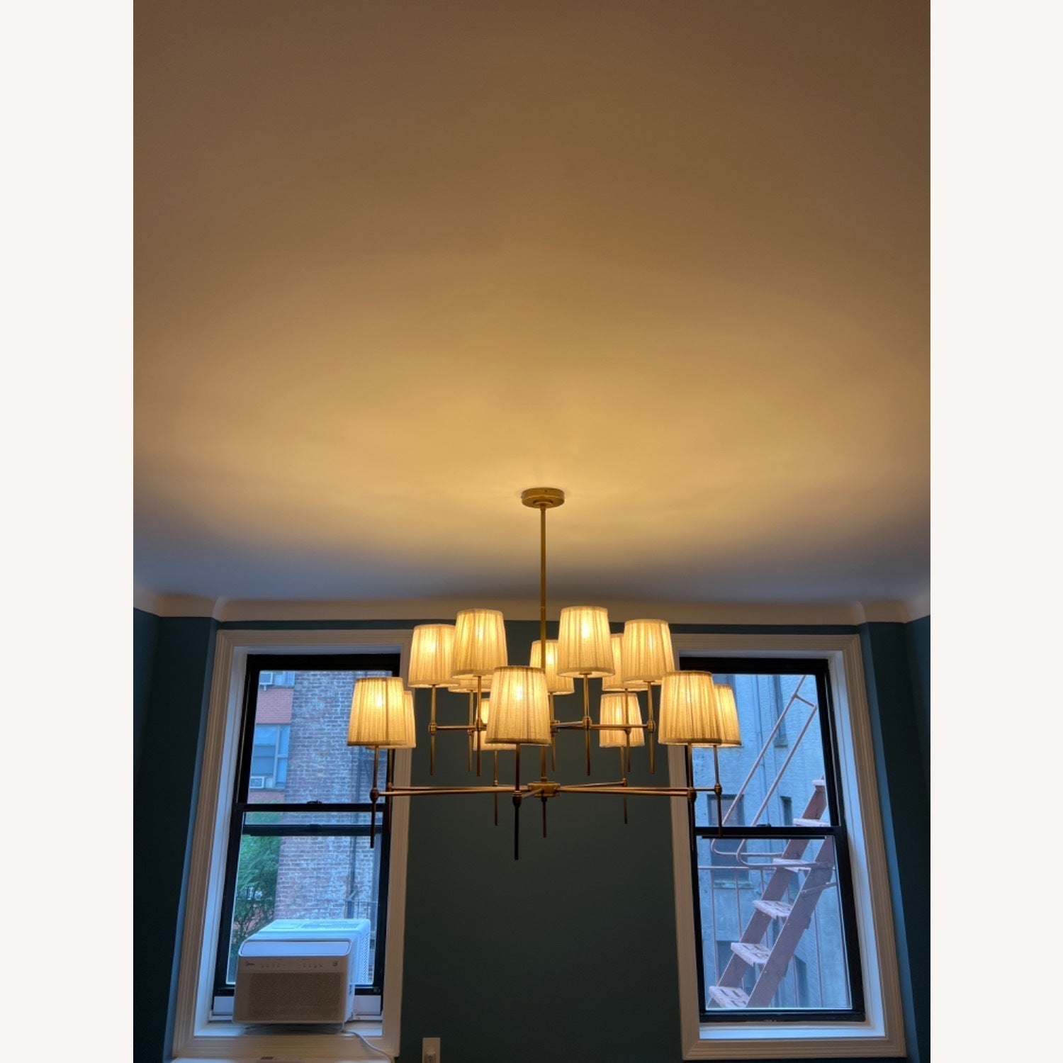 Erthaos Elegance Stoff-Kronleuchter-Letslighting
