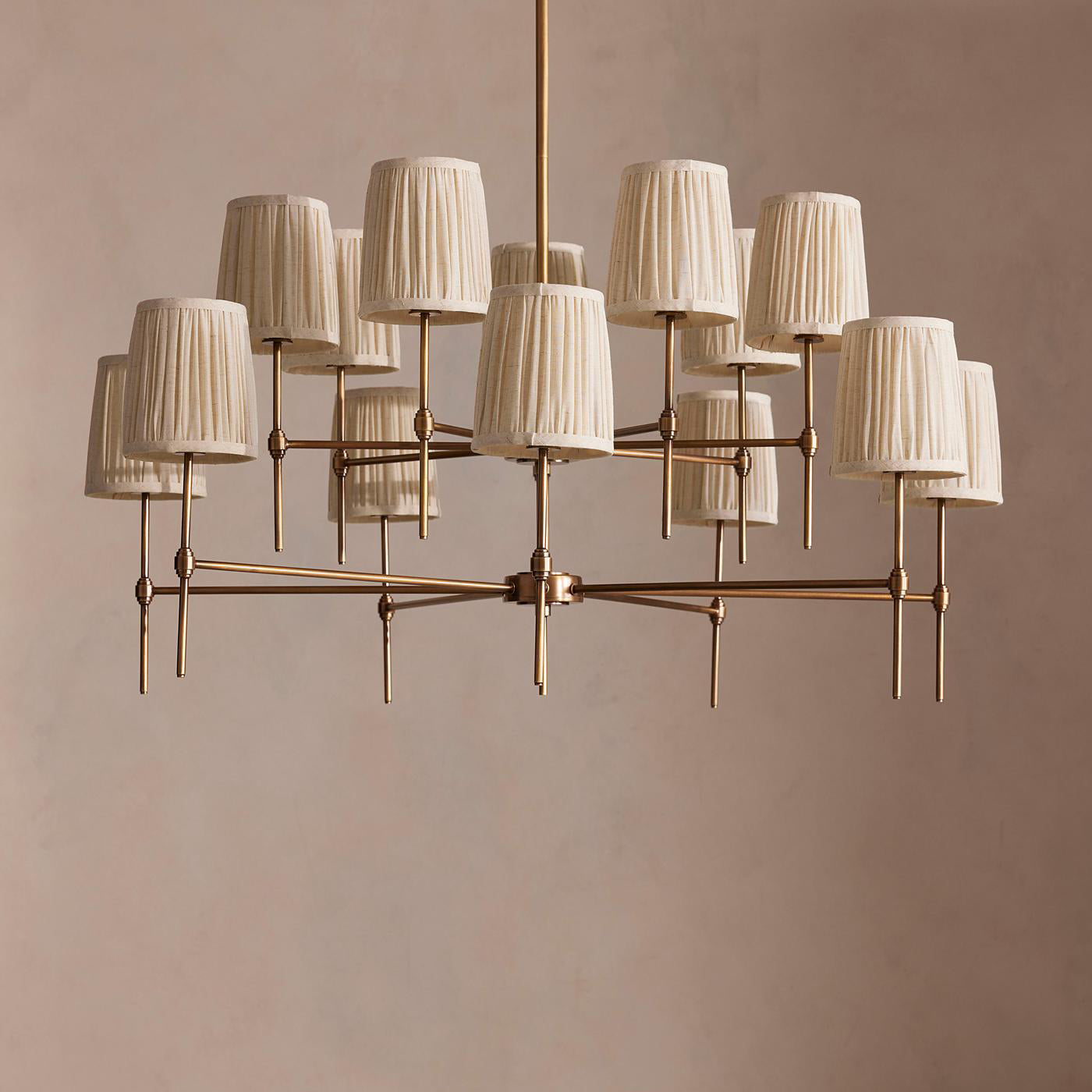 Erthaos Elegance Stoff-Kronleuchter-Letslighting