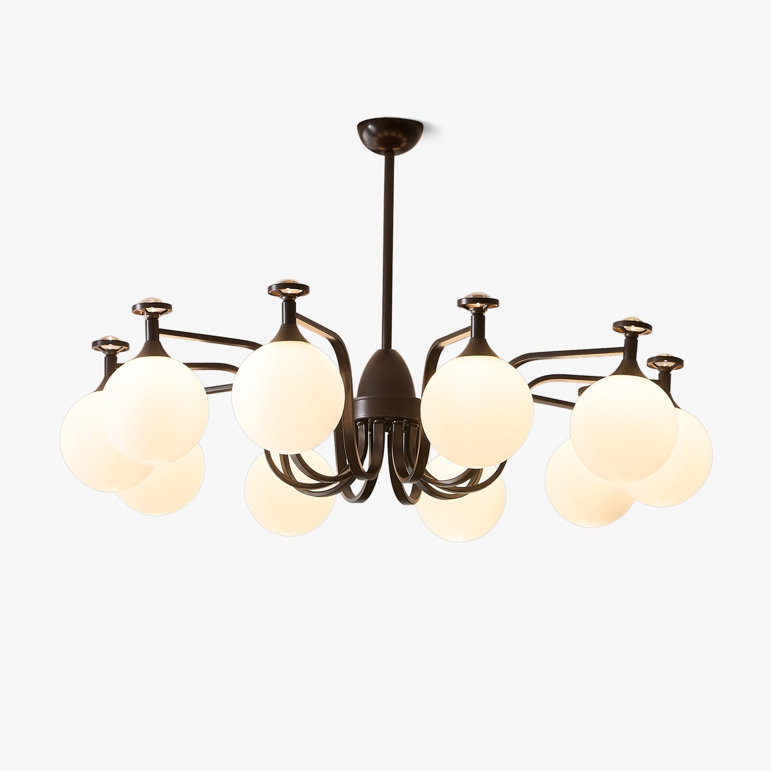 Zotheira Eleganter Vintage-Glas-Kronleuchter-Letslighting
