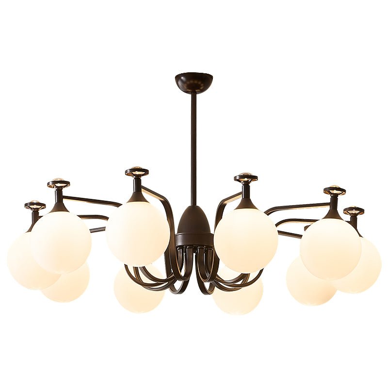 Zotheira Eleganter Vintage-Glas-Kronleuchter-Letslighting
