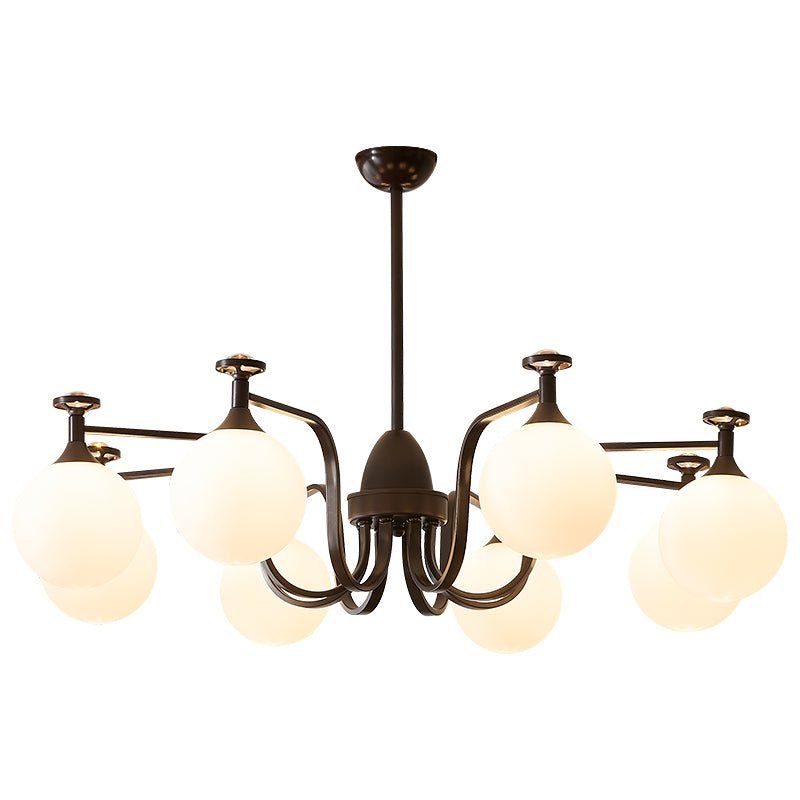 Zotheira Eleganter Vintage-Glas-Kronleuchter-Letslighting