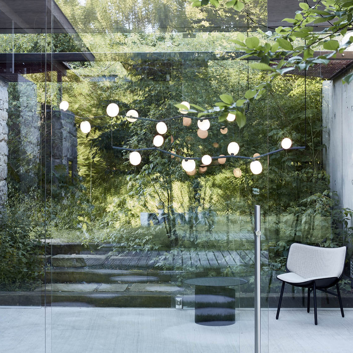 Evmirion Horizontal Glas Pendelleuchte-Letslighting