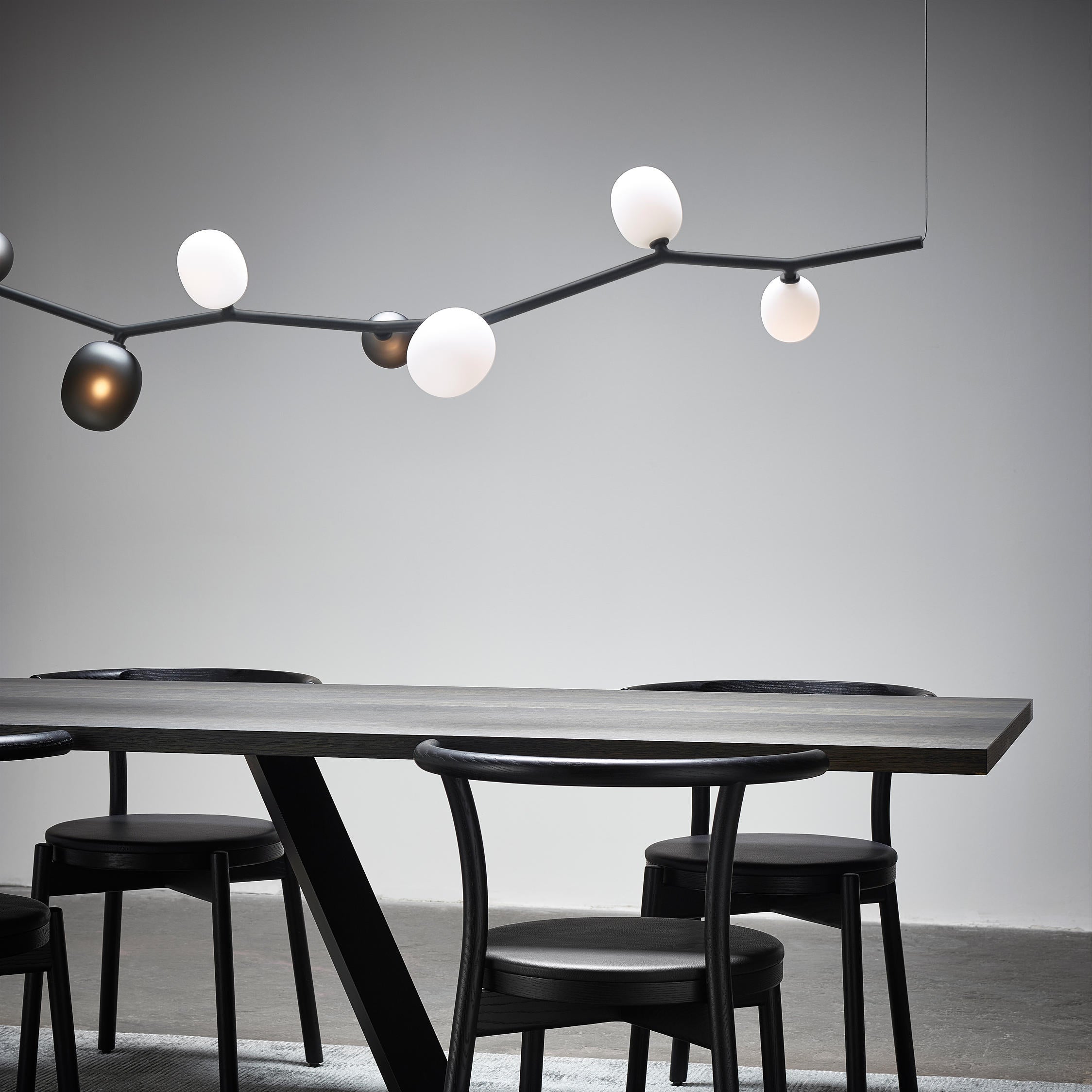Evmirion Horizontal Glas Pendelleuchte-Letslighting