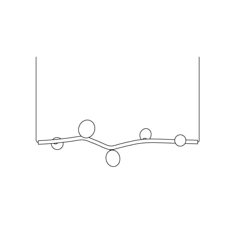 Evmirion Horizontal Glas Pendelleuchte-Letslighting