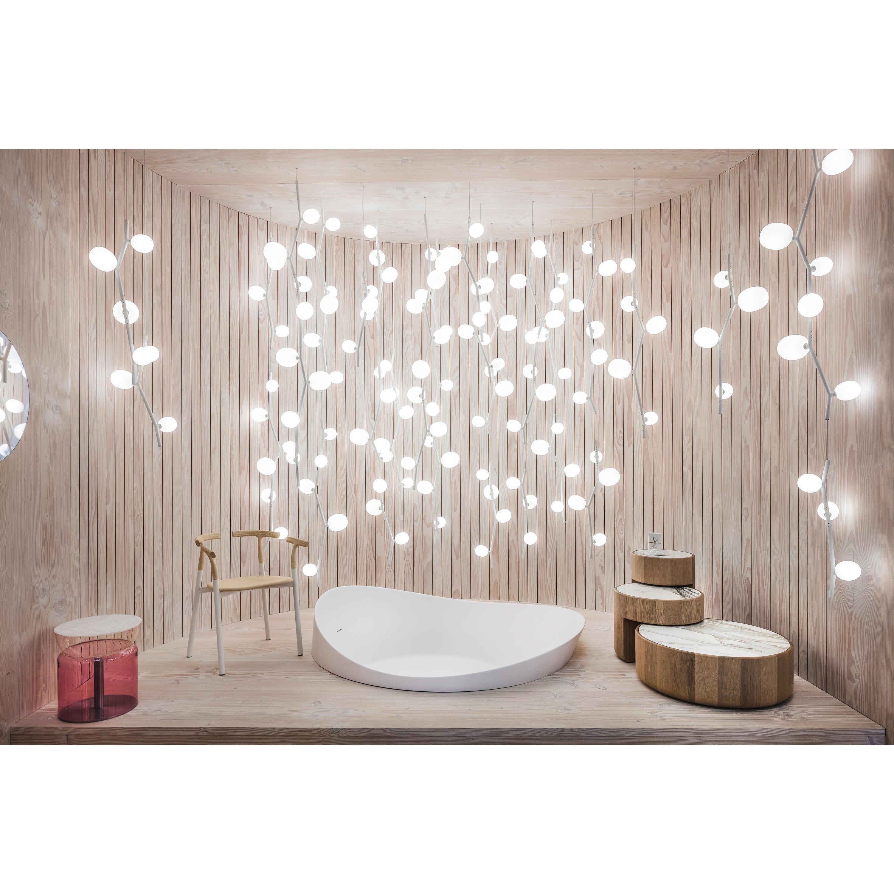 Isolora Vertikal Glas Pendelleuchte-Letslighting