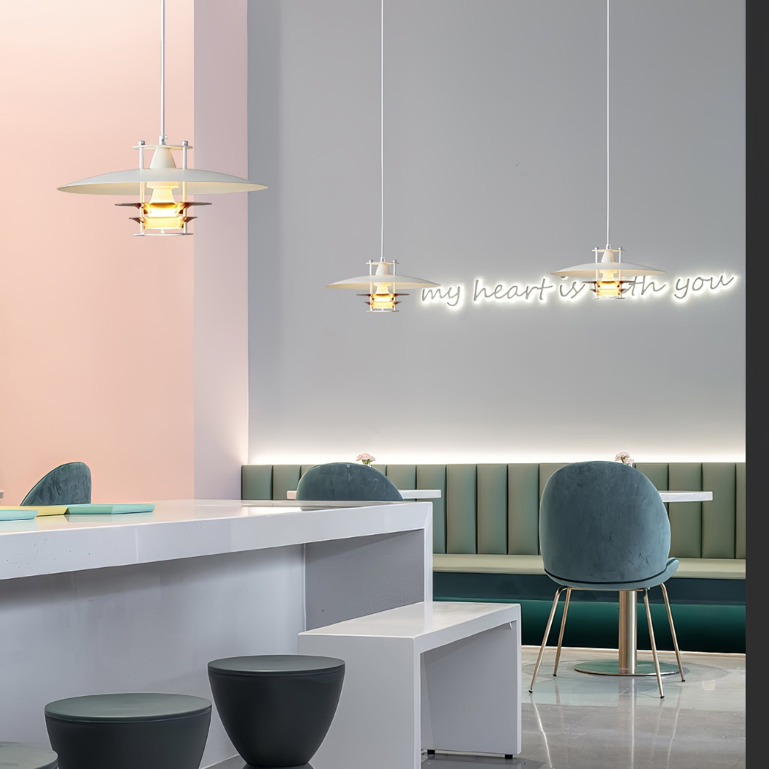 Zenith Modern Aluminium Pendelleuchte Leuchte-Letslighting