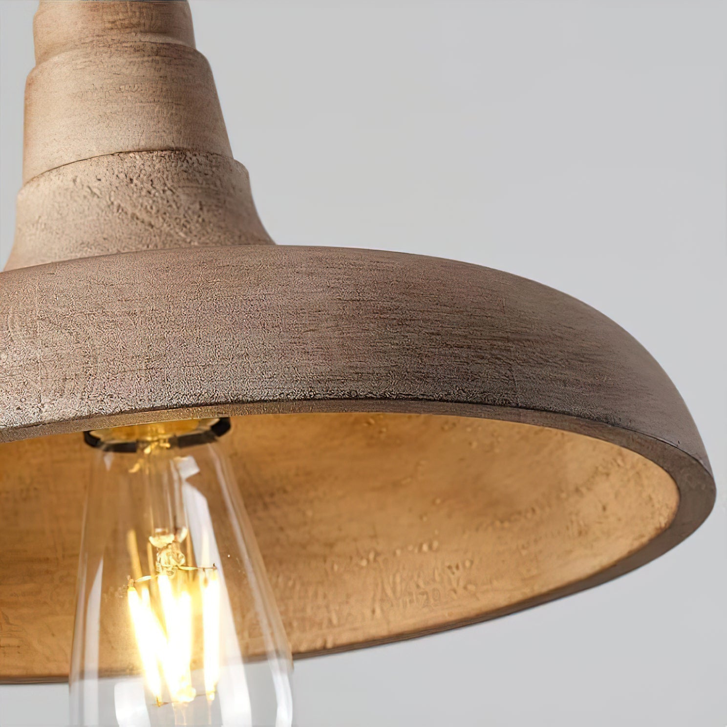 Acarira Natural Wooden Metal Pendant Light - Letslighting