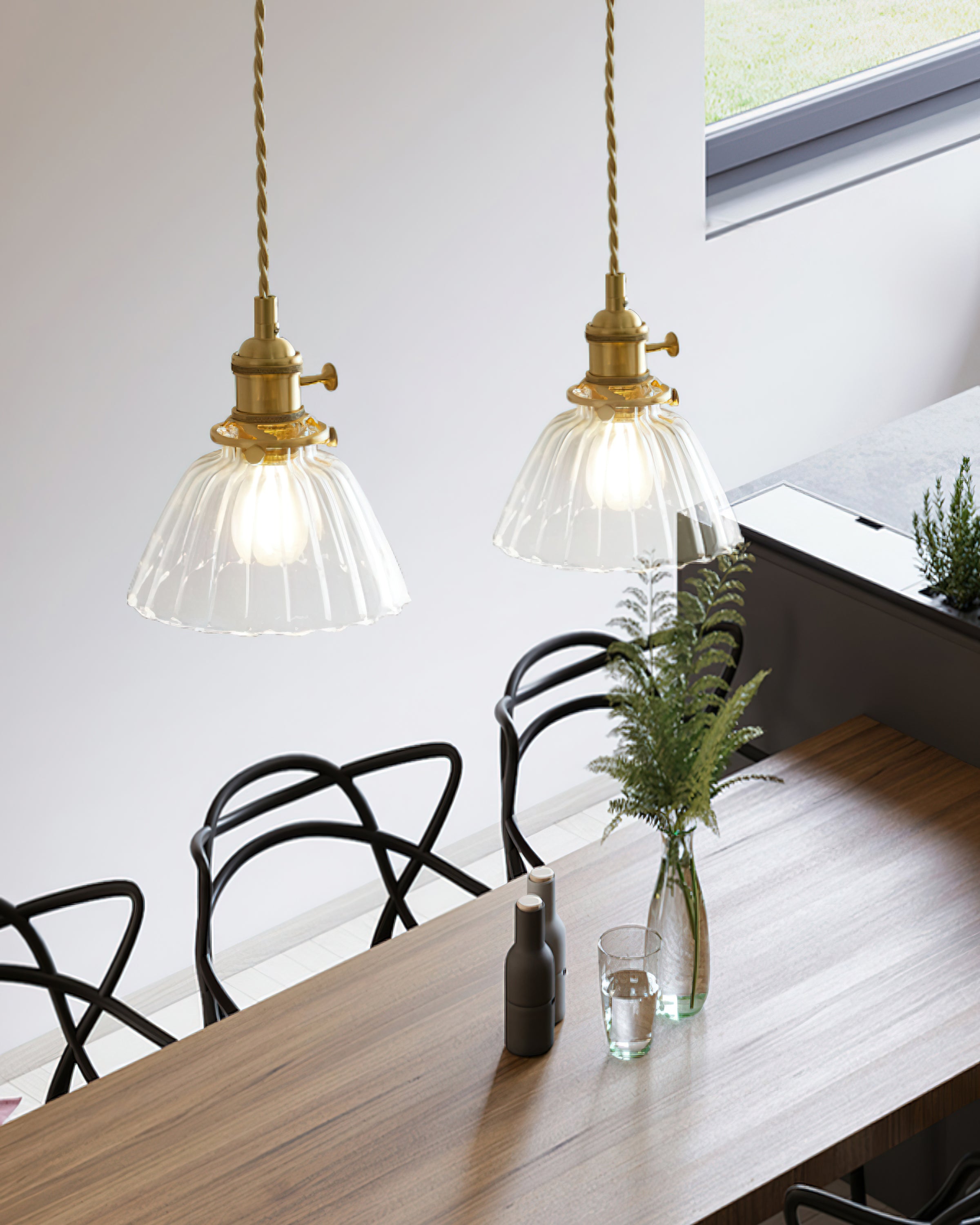 Glint Clear Glass Pendant Light - Letslighting