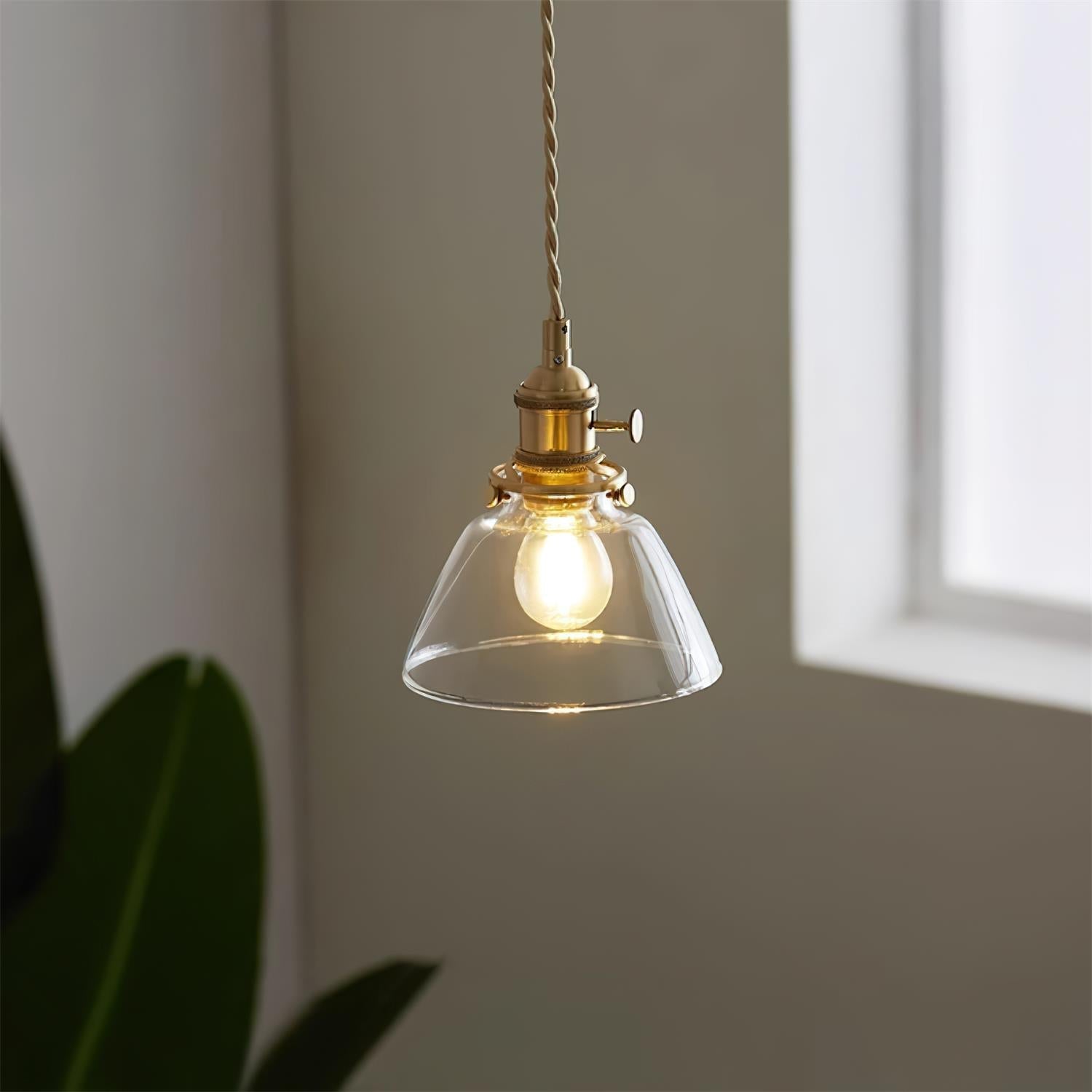 Glint Clear Glass Pendant Light - Letslighting