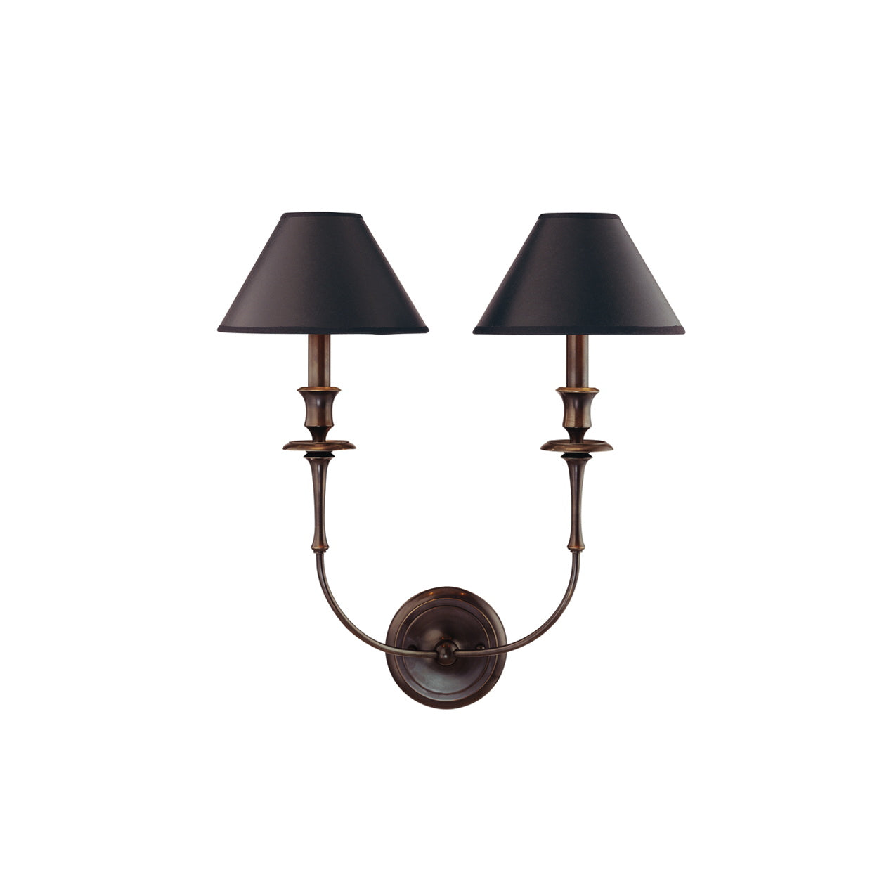 Vedoror Industrielle Vintage Wandleuchte aus Messing mit Stoffbezug-Letslighting