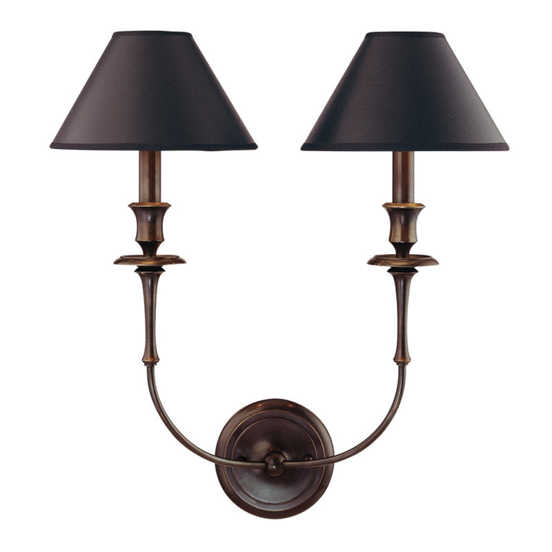 Vedoror Industrielle Vintage Wandleuchte aus Messing mit Stoffbezug-Letslighting
