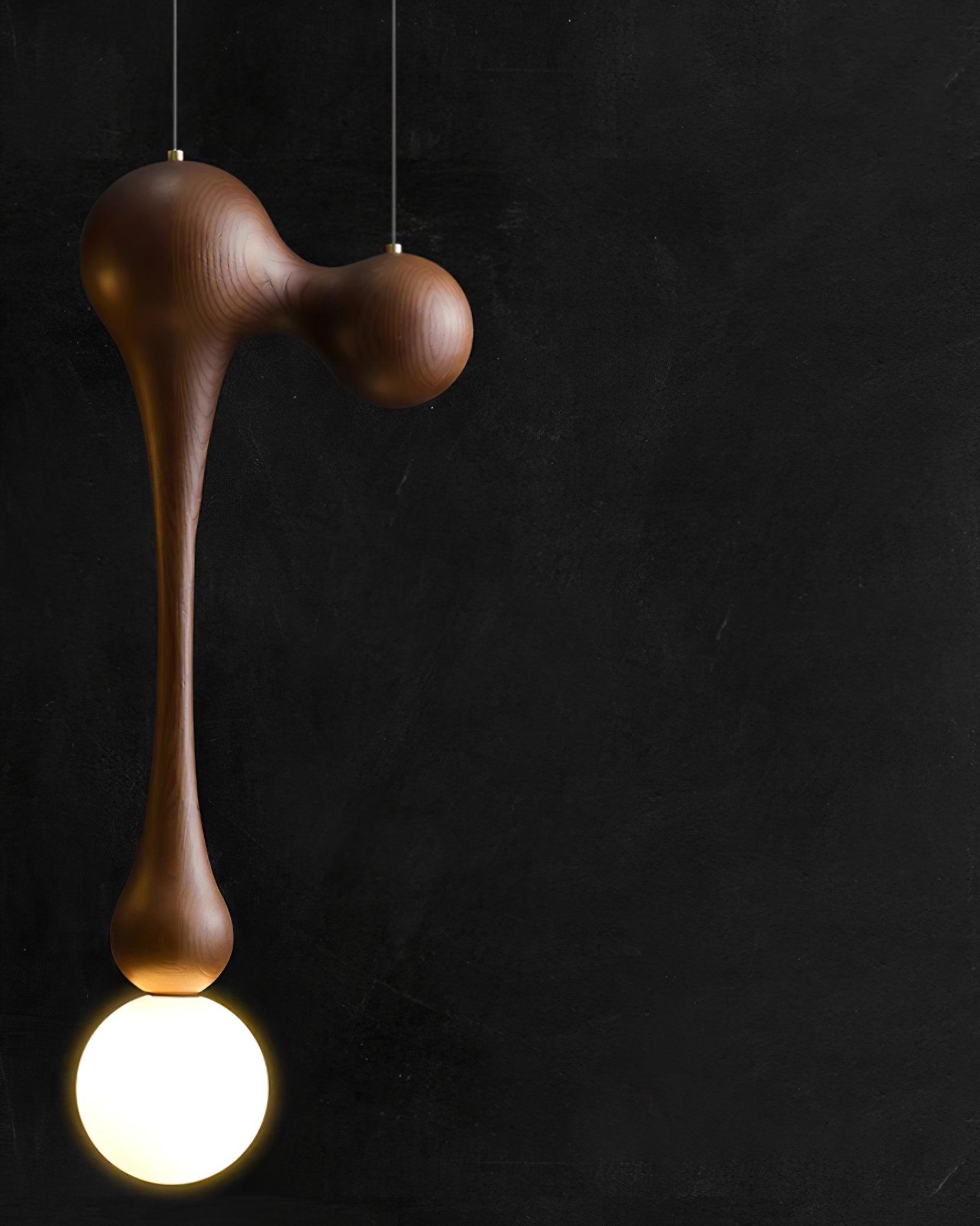 Thaddeus Luxus Holz Pendelleuchte Leuchte-Letslighting