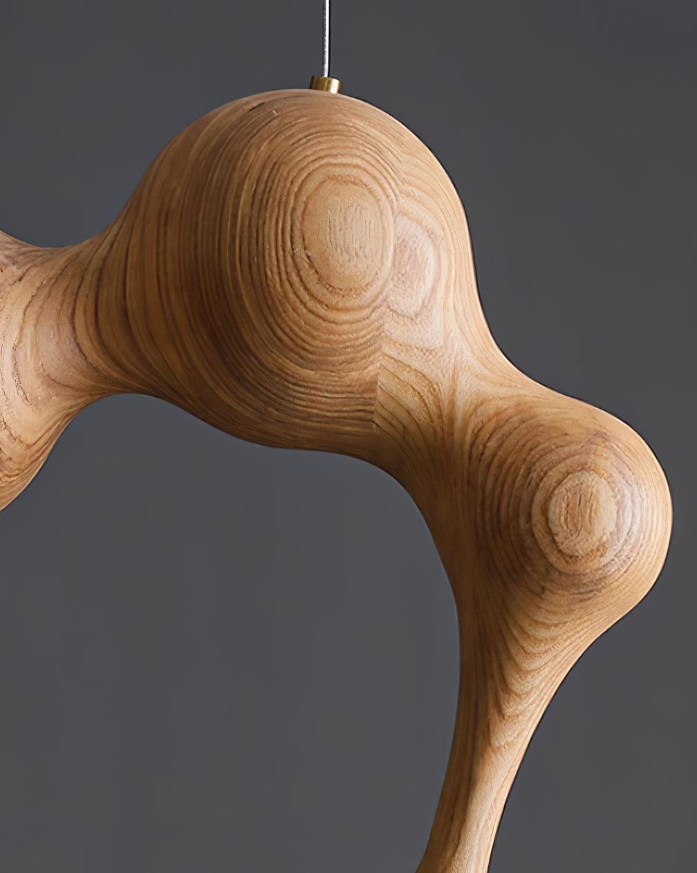 Thaddeus Luxus Holz Pendelleuchte Leuchte-Letslighting