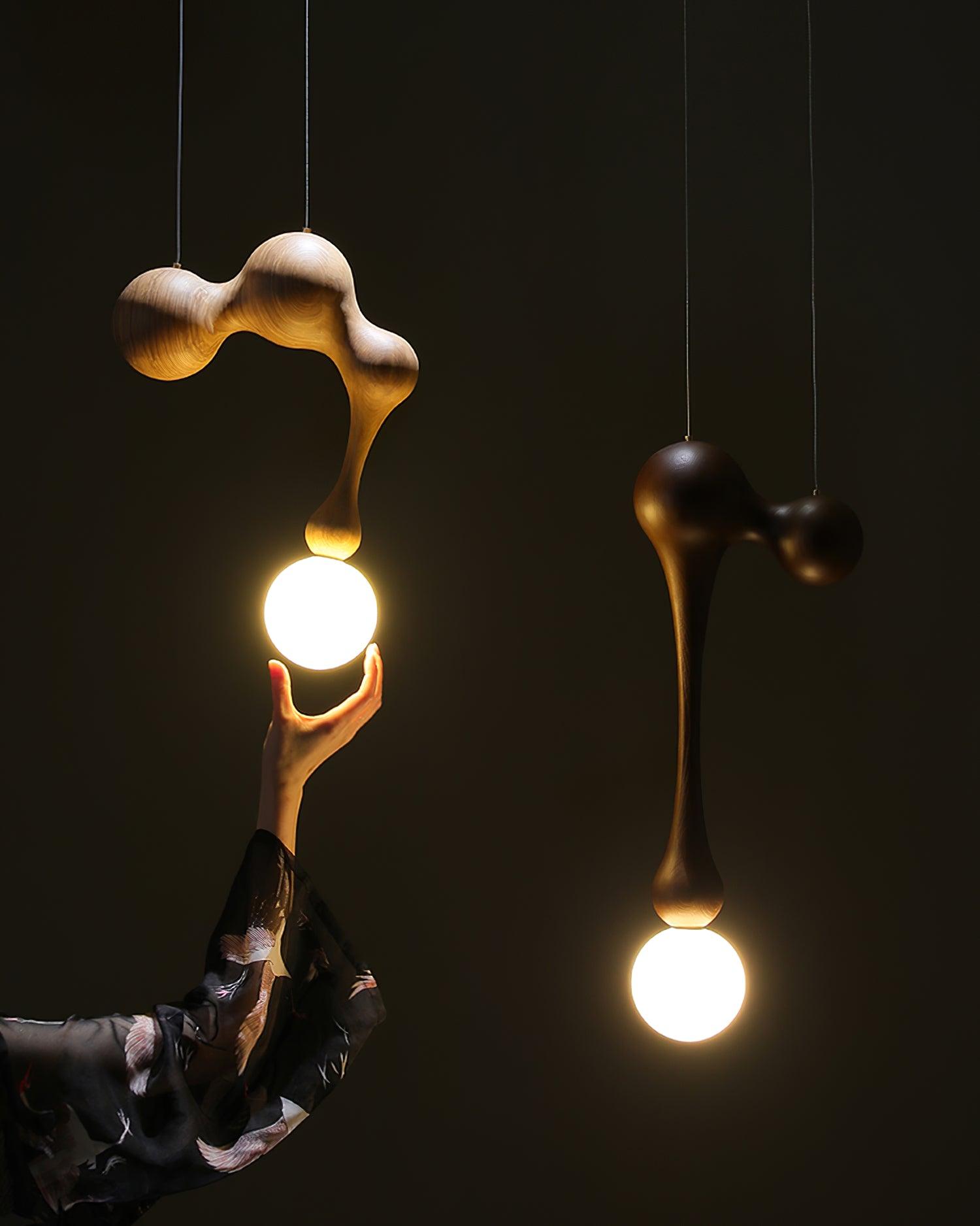 Thaddeus Luxus Holz Pendelleuchte Leuchte-Letslighting