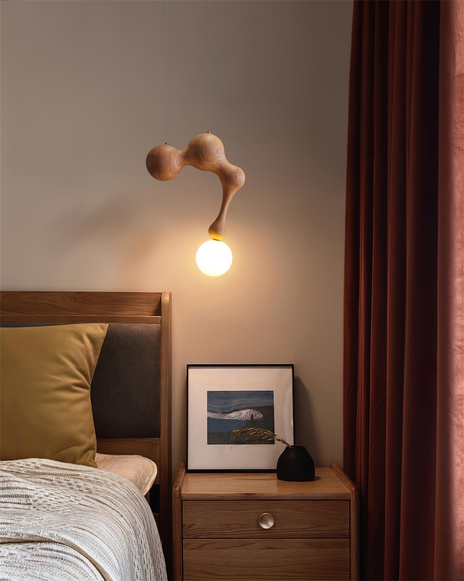 Thaddeus Luxus Holz Pendelleuchte Leuchte-Letslighting