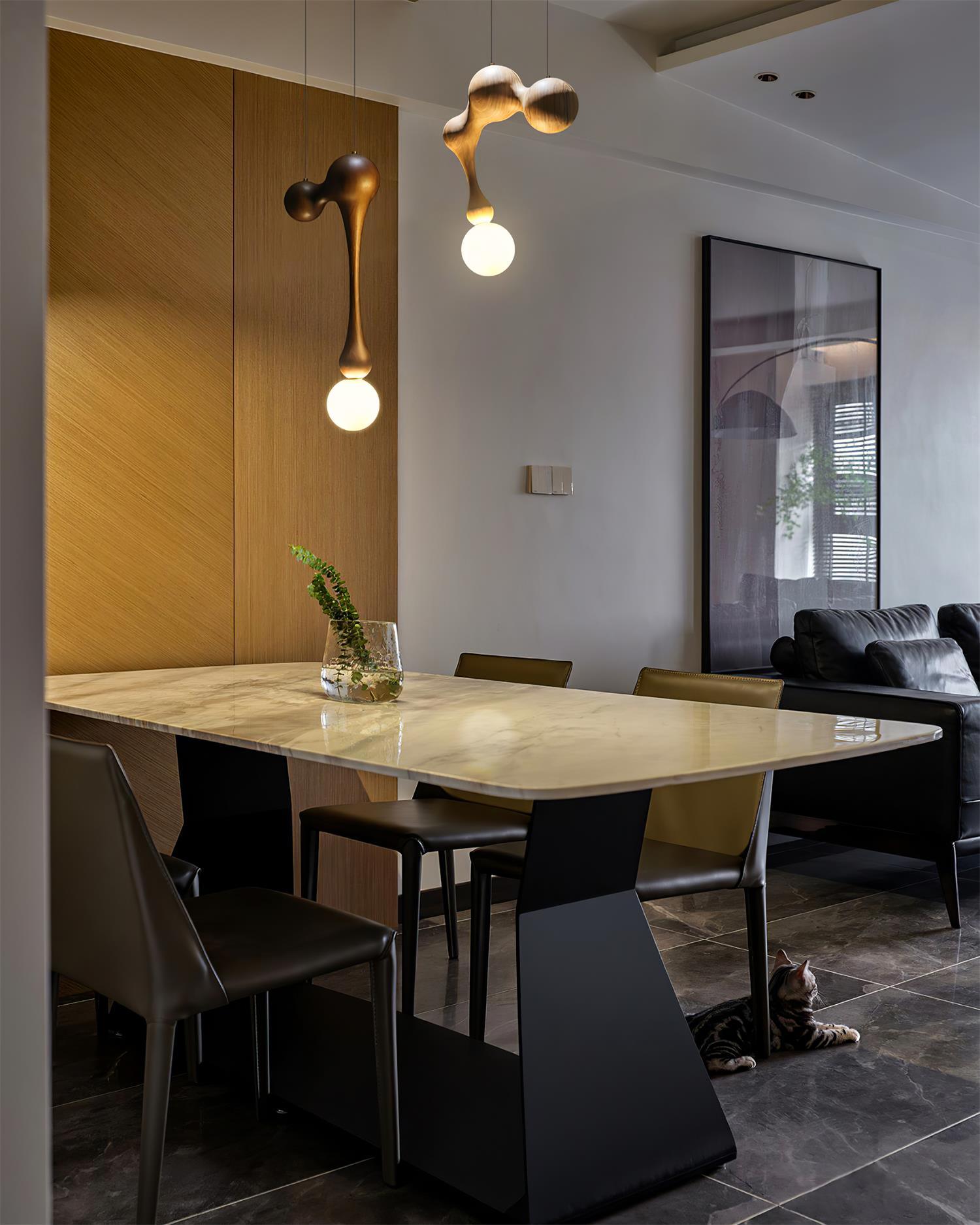 Thaddeus Luxus Holz Pendelleuchte Leuchte-Letslighting