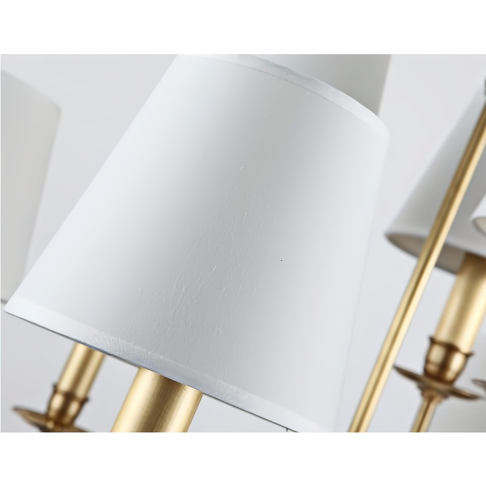 Vilorira Vintage Brass Fabric Chandelier - Letslighting