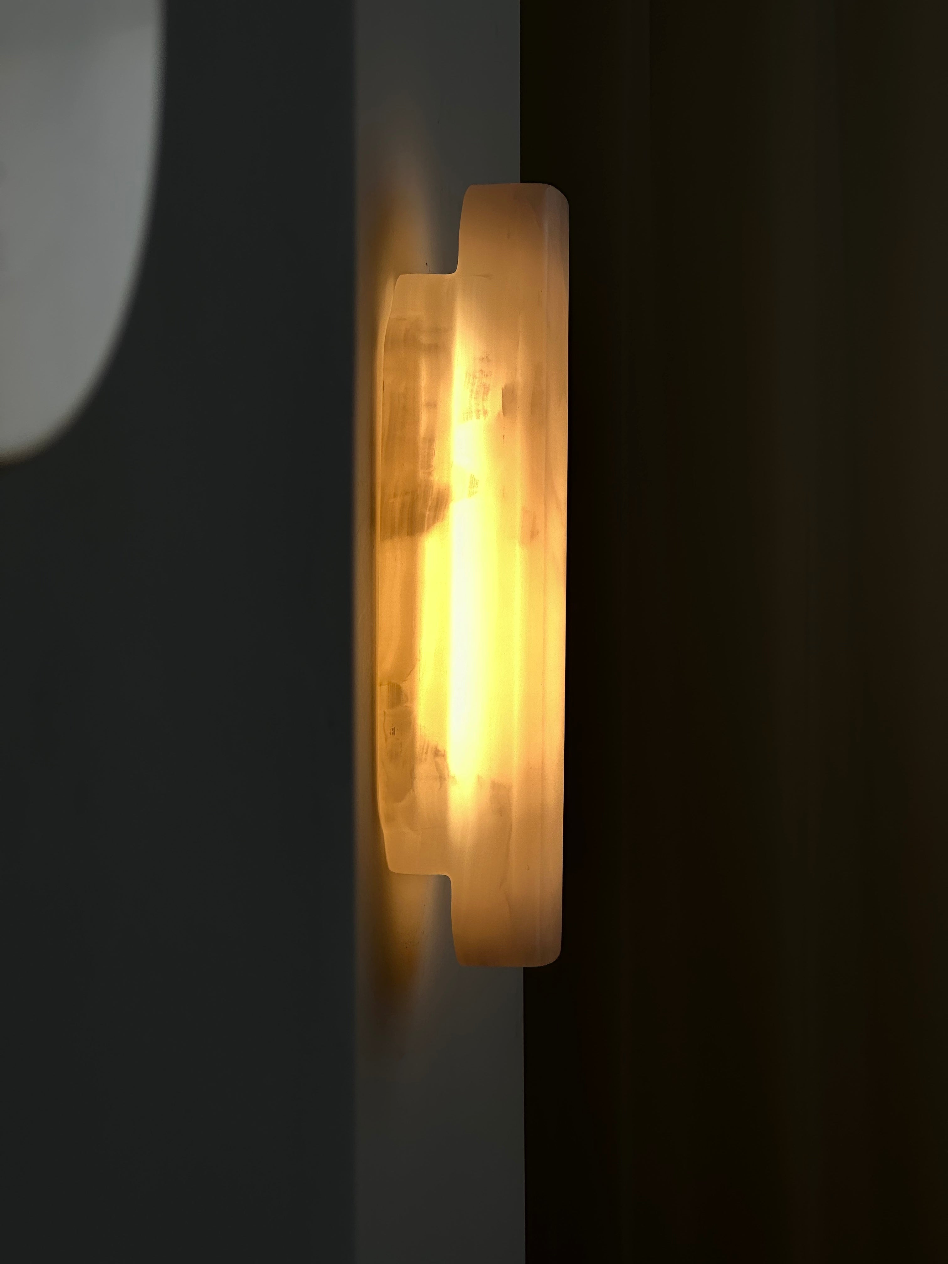 Eurcara Modern Minimalist Natural Marble Wall Lamp - Letslighting