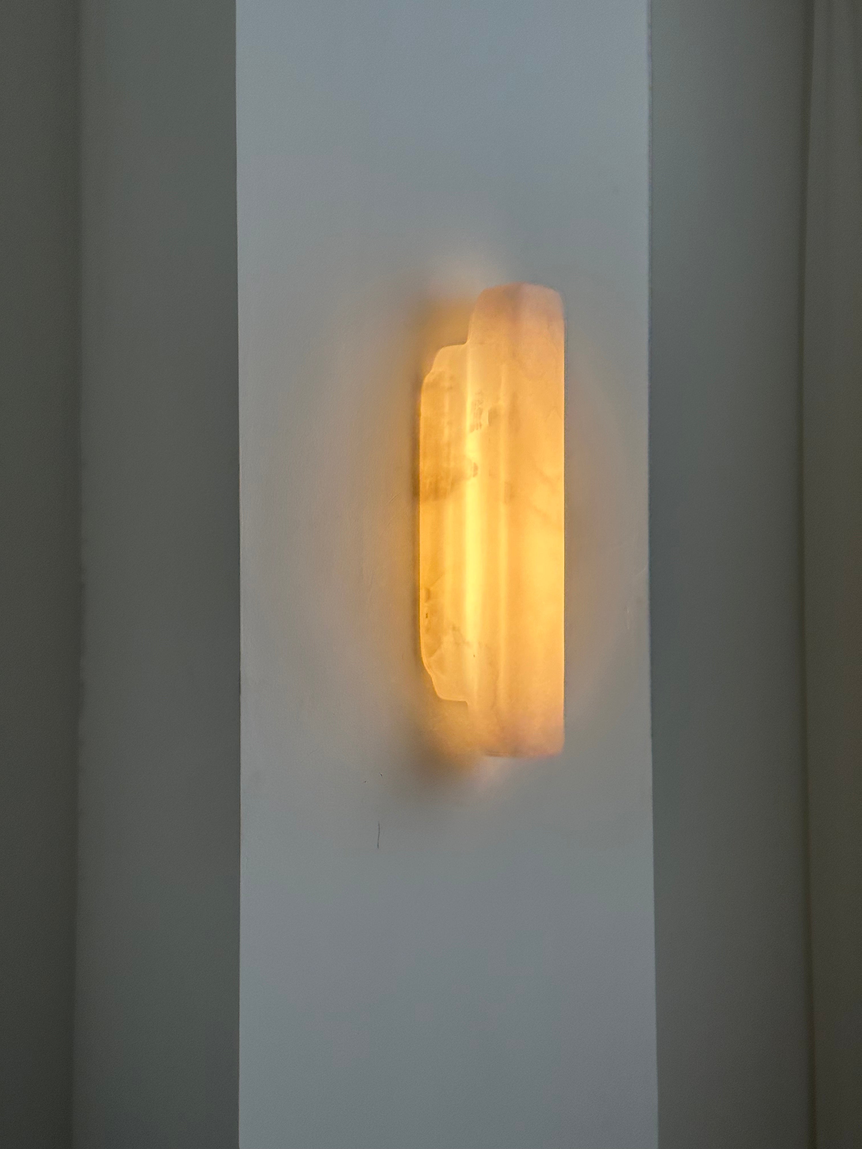 Eurcara Modern Minimalist Natural Marble Wall Lamp - Letslighting