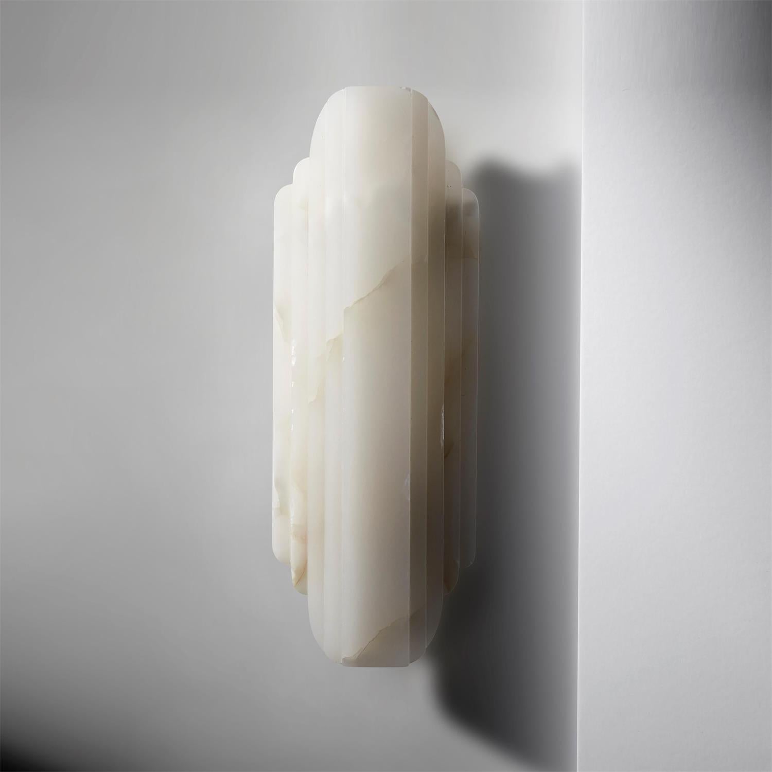Eurcara Modern Minimalist Natural Marble Wall Lamp - Letslighting