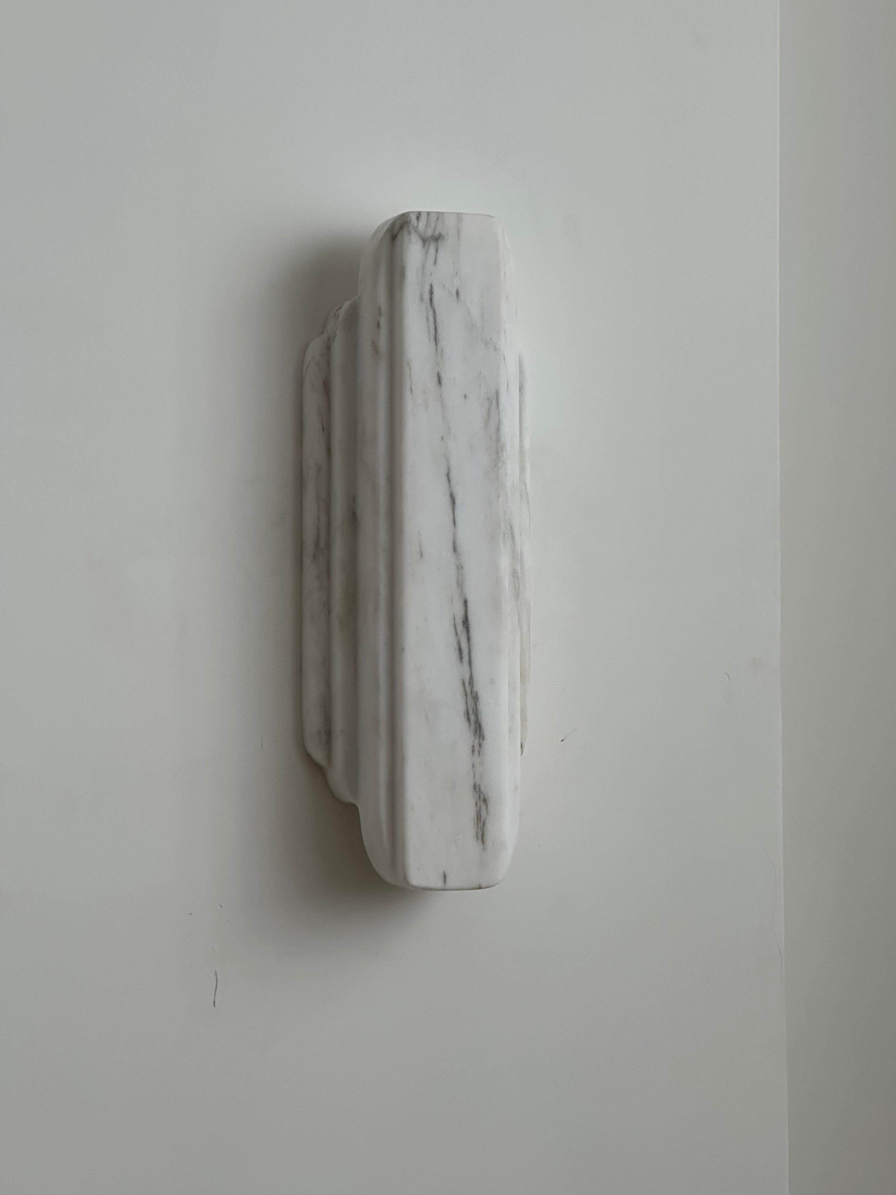 Eurcara Modern Minimalist Natural Marble Wall Lamp - Letslighting