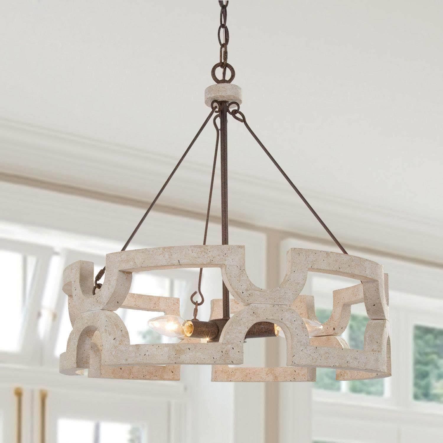 Evelan Holz Kreativität Handgeschnitzt Kronleuchter-Letslighting