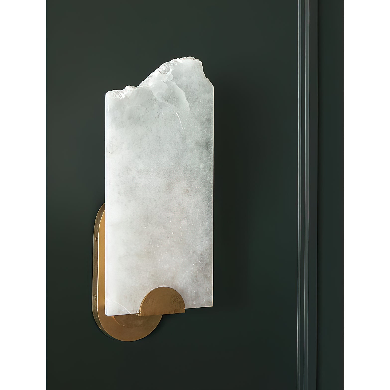 Olphaiel Modern Minimalist Brass Alabaster Wall Lamp - Letslighting