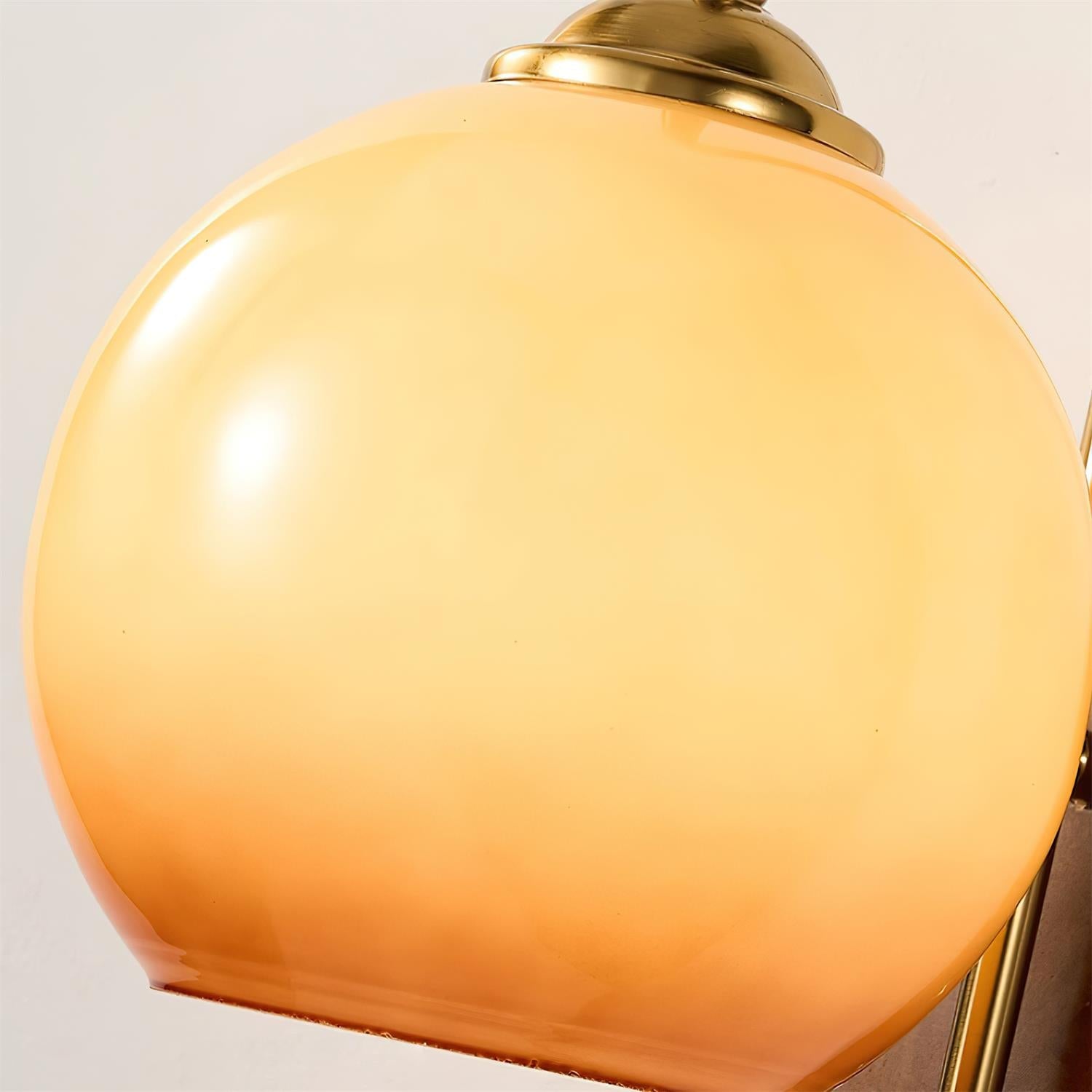 Vale Vintage Glas-Holz-Wandleuchte-Letslighting