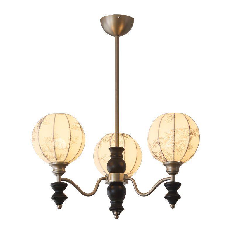Osilan Traditioneller Eleganter Kronleuchter aus Vintage-Holz-Letslighting