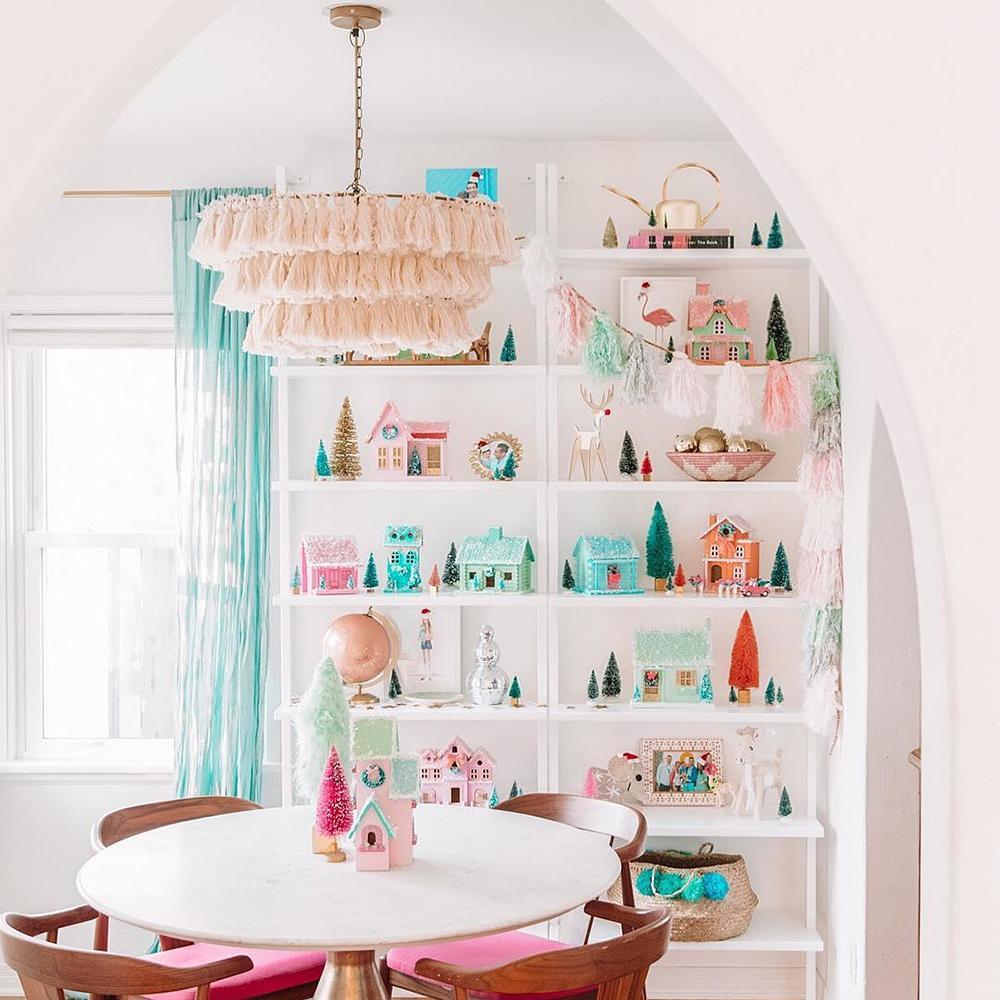 Lustra Kronleuchter Pink Boho Chic-Letslighting