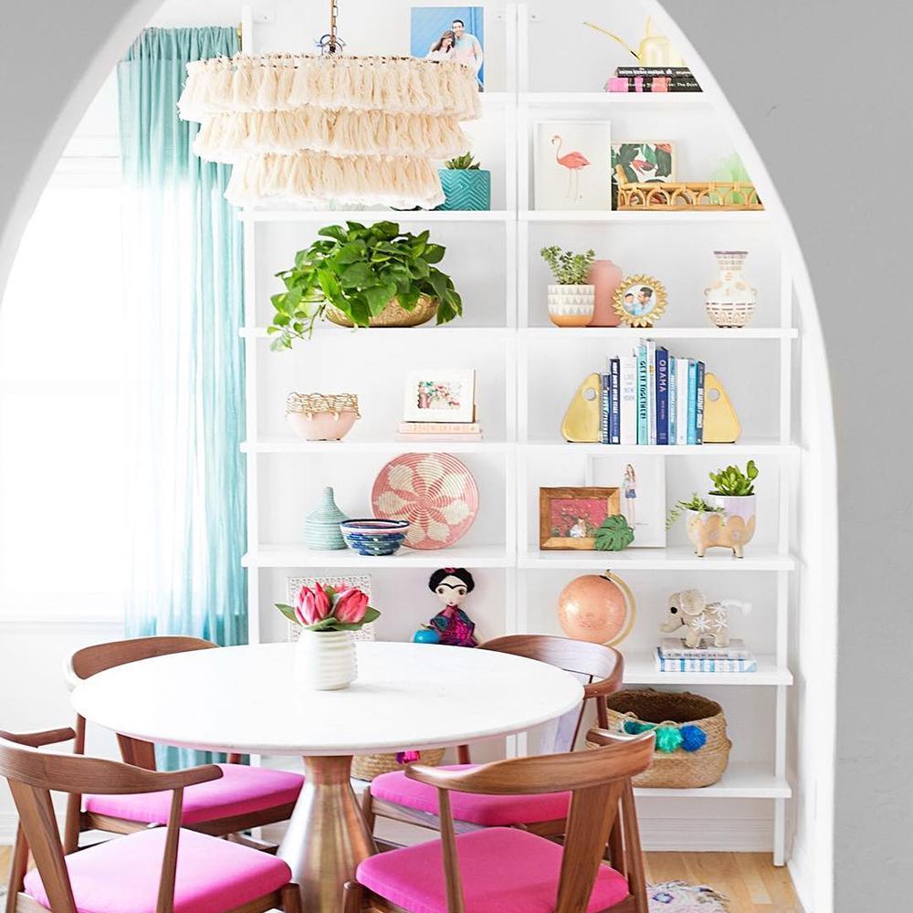 Lustra Kronleuchter Pink Boho Chic-Letslighting