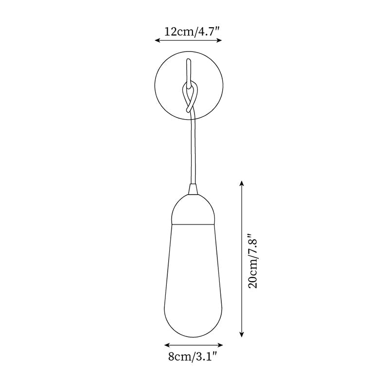 Ritta Wall Lamp Travertine Teardrop-shaped - Letslighting