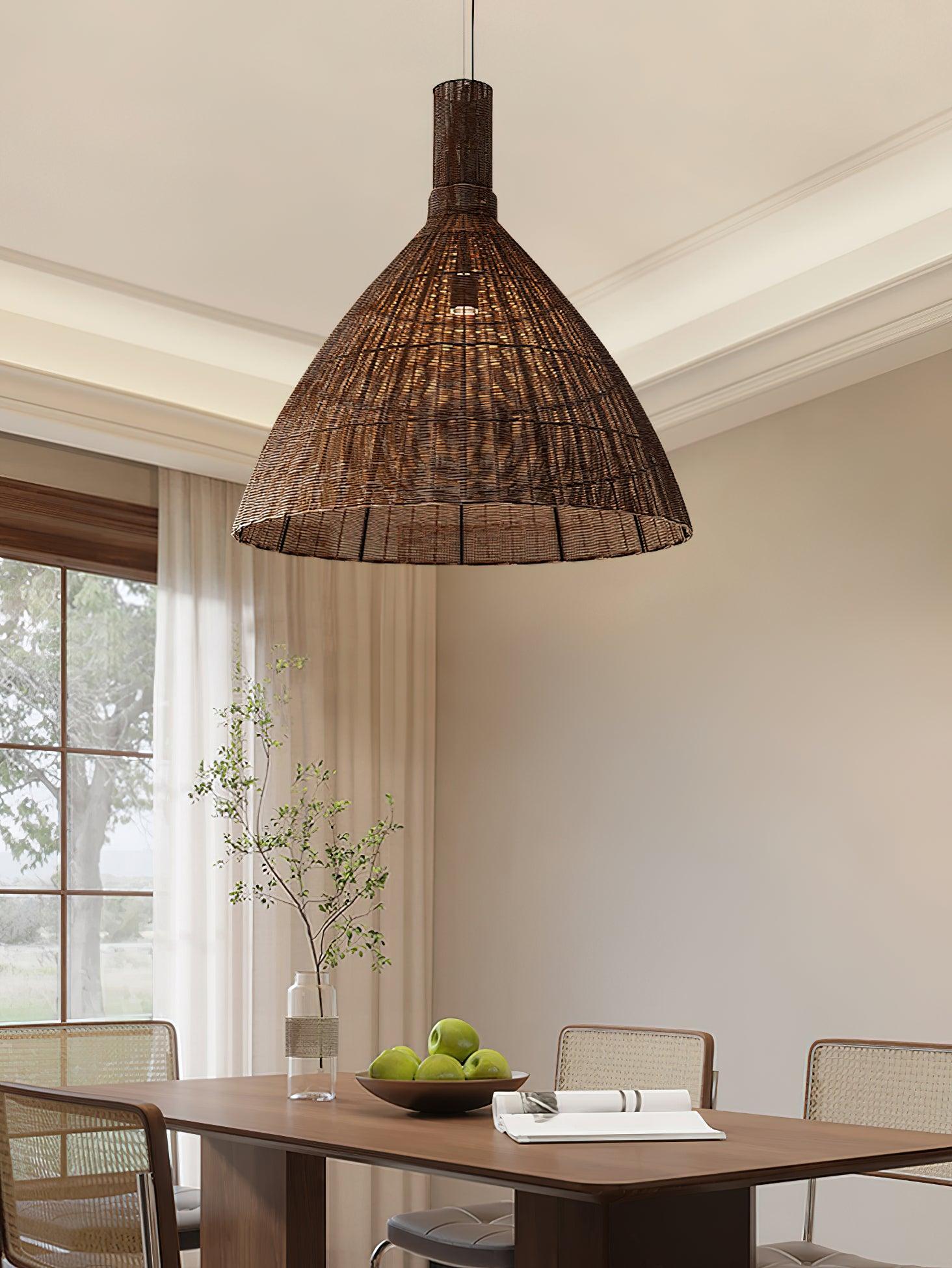 Nytheos Künstlerische Natur Rattan Pendelleuchte-Letslighting