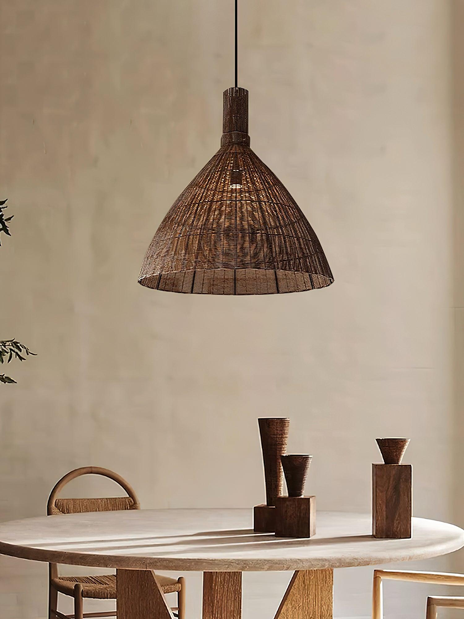 Nytheos Künstlerische Natur Rattan Pendelleuchte-Letslighting