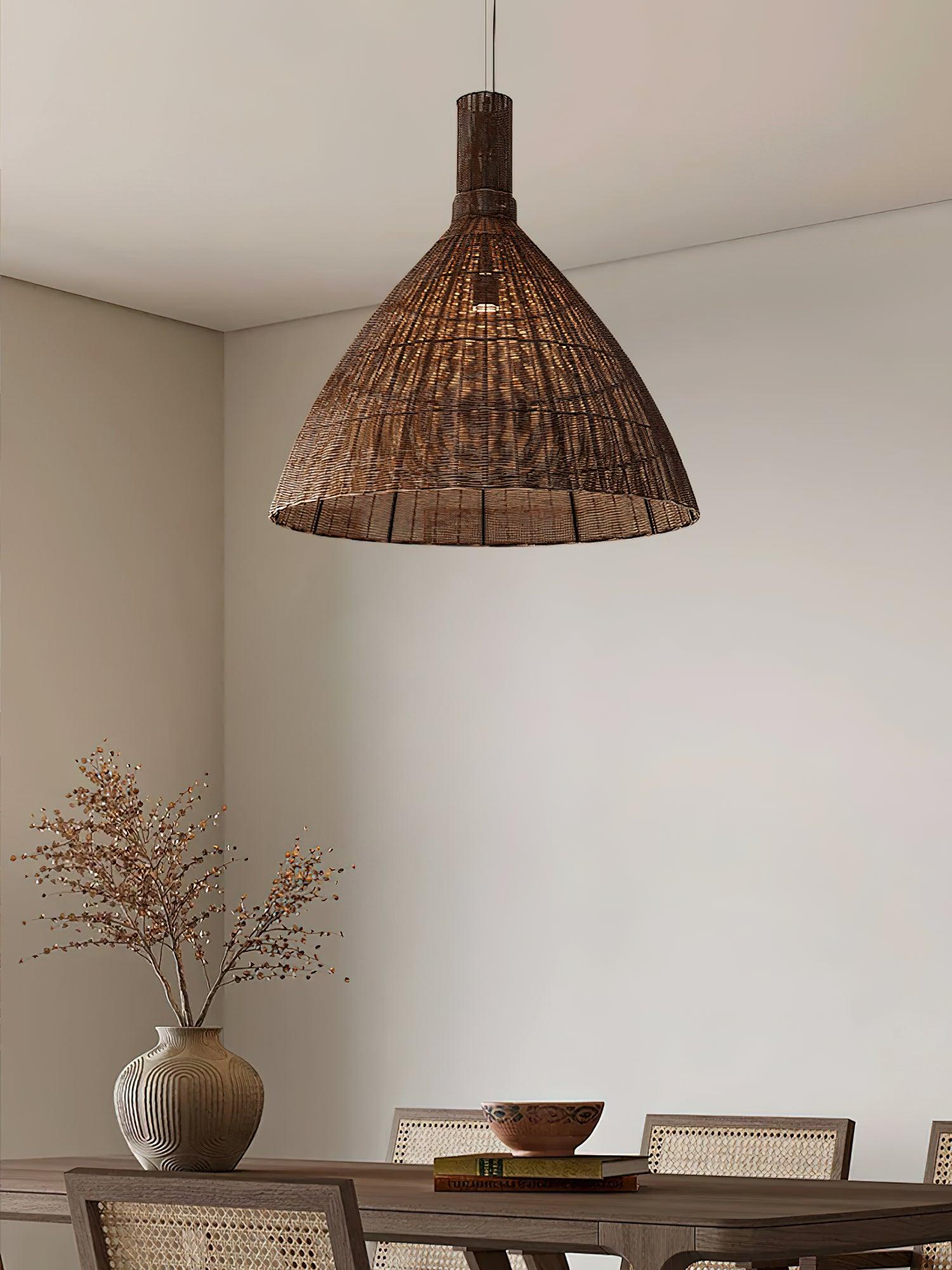 Nytheos Künstlerische Natur Rattan Pendelleuchte-Letslighting