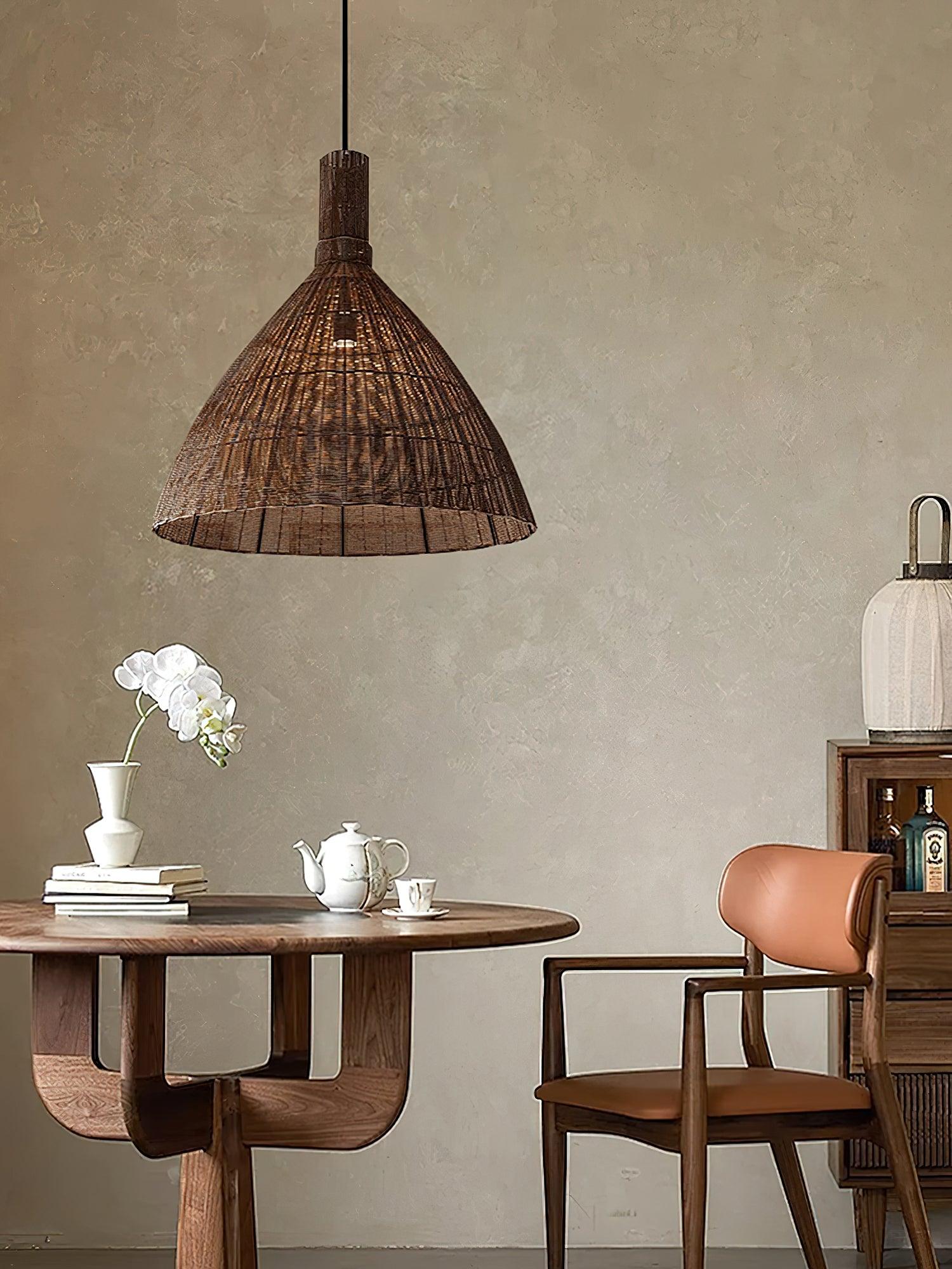 Nytheos Künstlerische Natur Rattan Pendelleuchte-Letslighting
