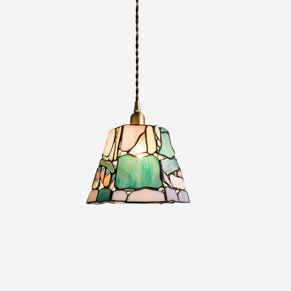 Mavine Tiffany-Style Stained Glass Pendant Light - Letslighting