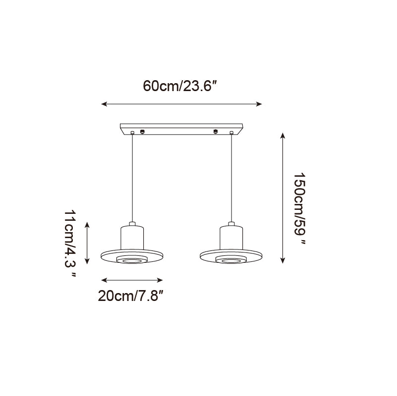 Ritta Travertine Pendant Light Top-hat Shape - Letslighting