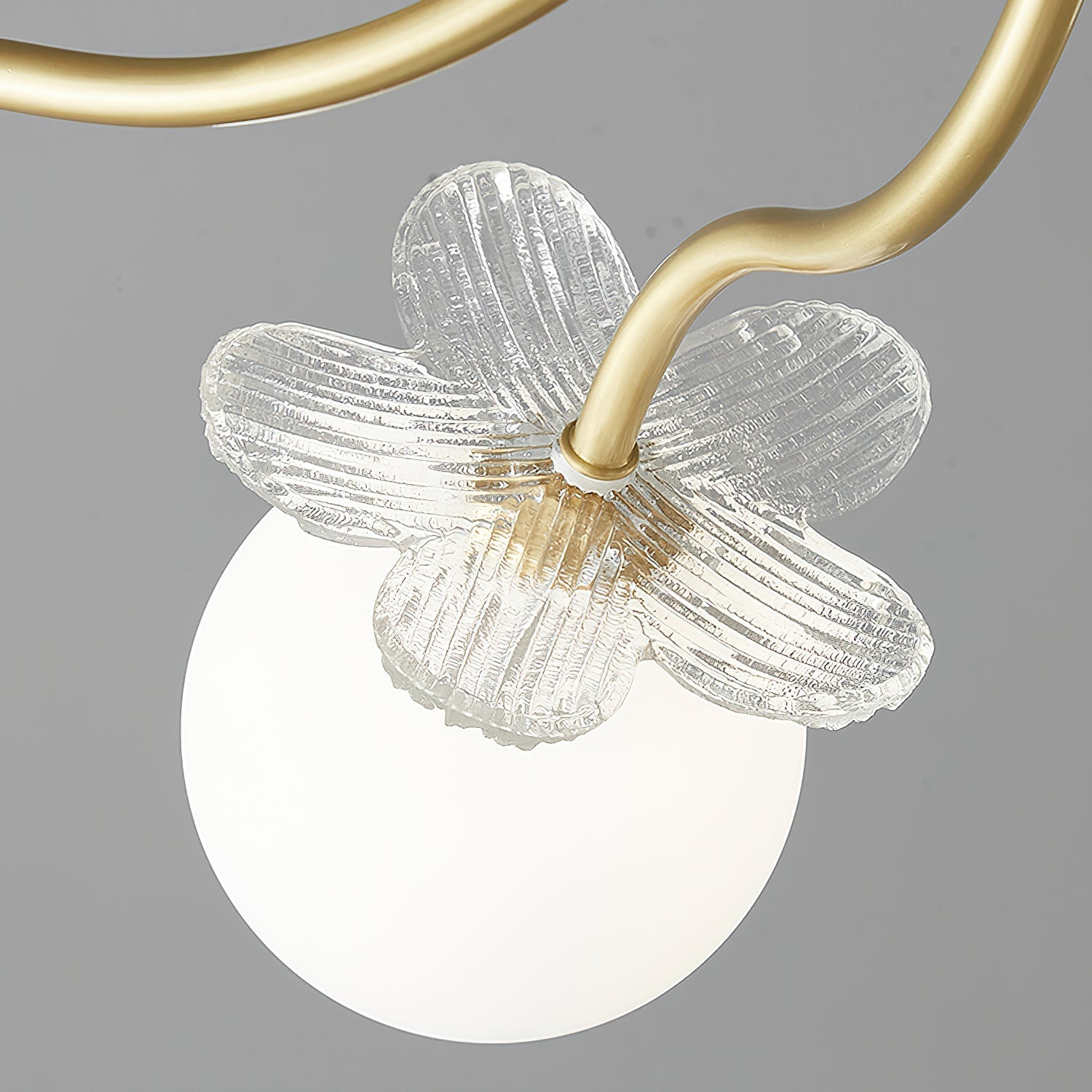 Orlaeila Kunst Blüte Blume Glas Kronleuchter-Letslighting