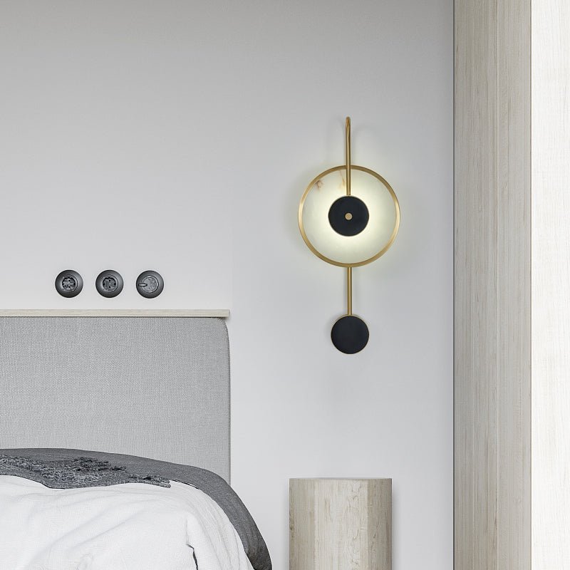 Kristy Modern LED Innenwandleuchte Metall Wohnzimmer
