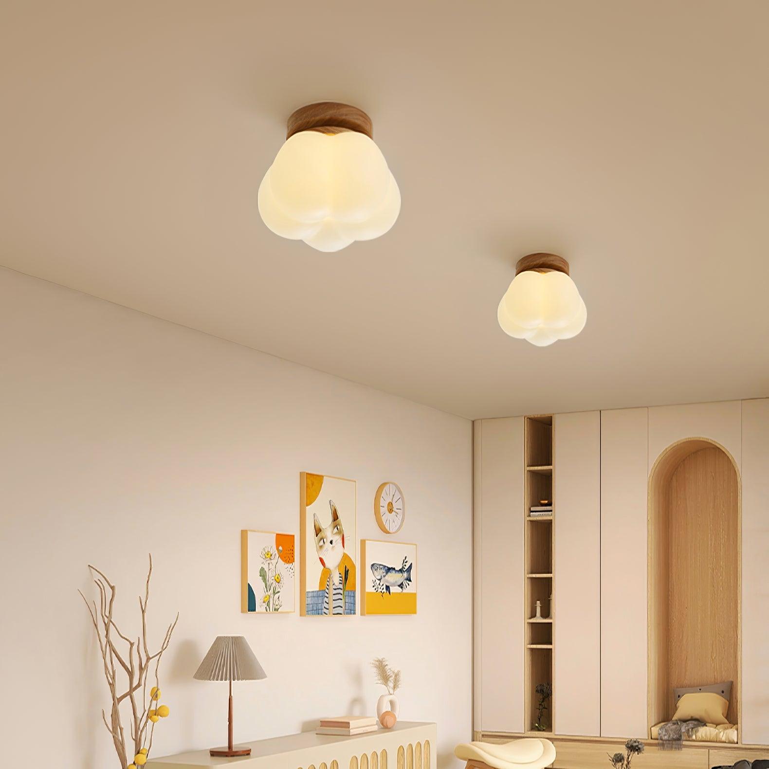 Cinorisra Nordische Art Blumen Mini-Deckenleuchte-Letslighting