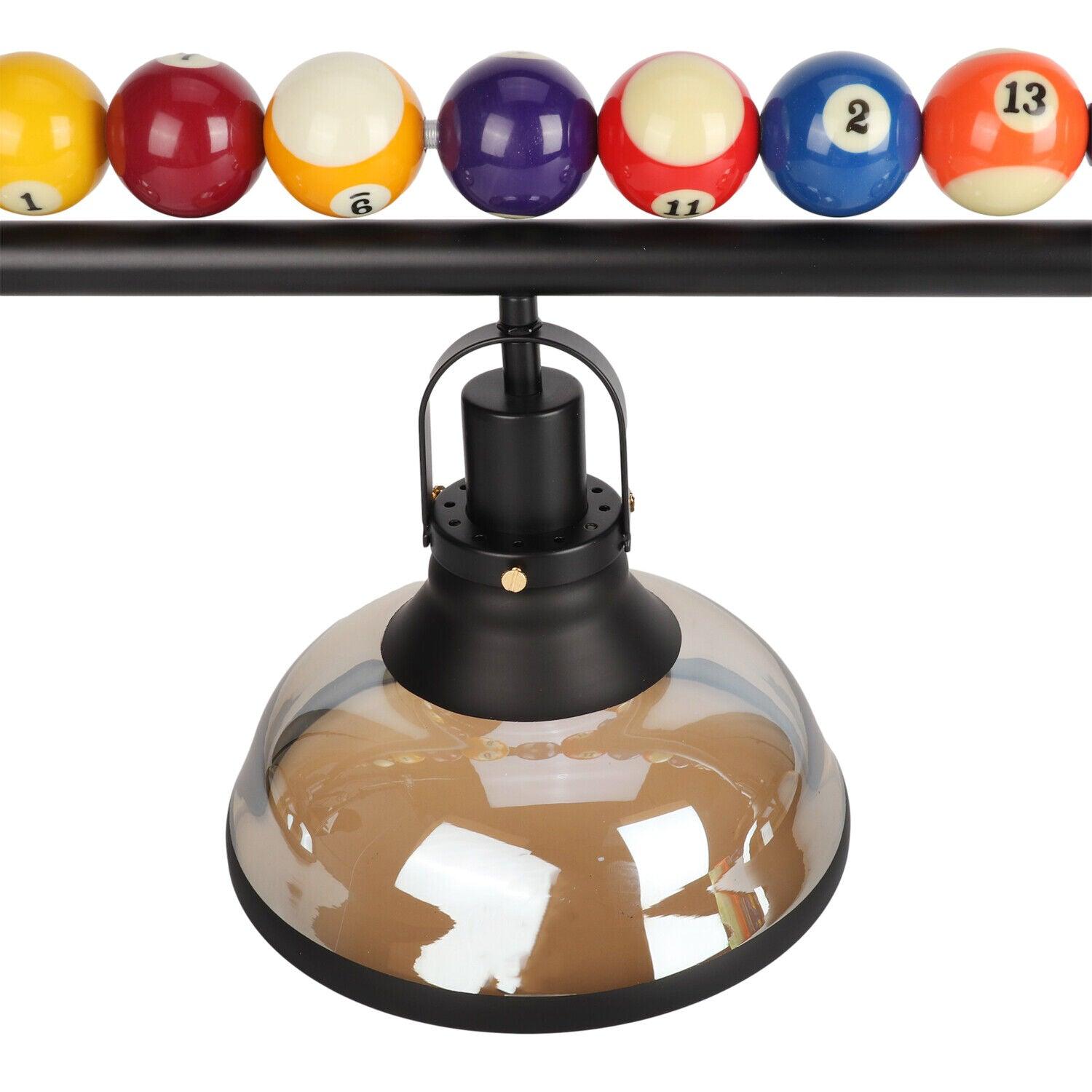 Lustra Kronleuchter Billardkugeln Schwarz Glas Modern-Letslighting