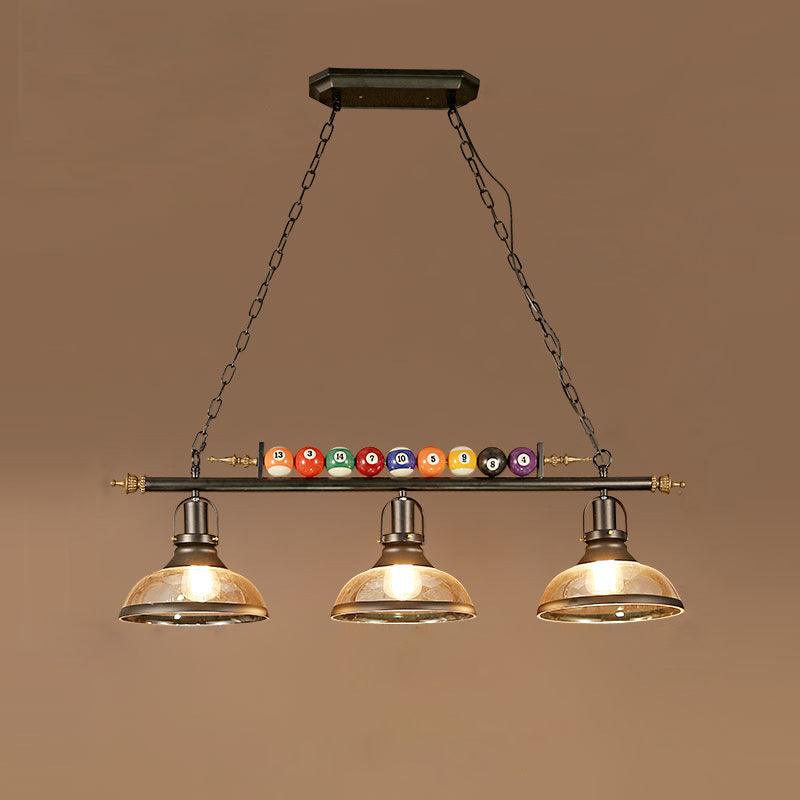Lustra Kronleuchter Billardkugeln Schwarz Glas Modern-Letslighting