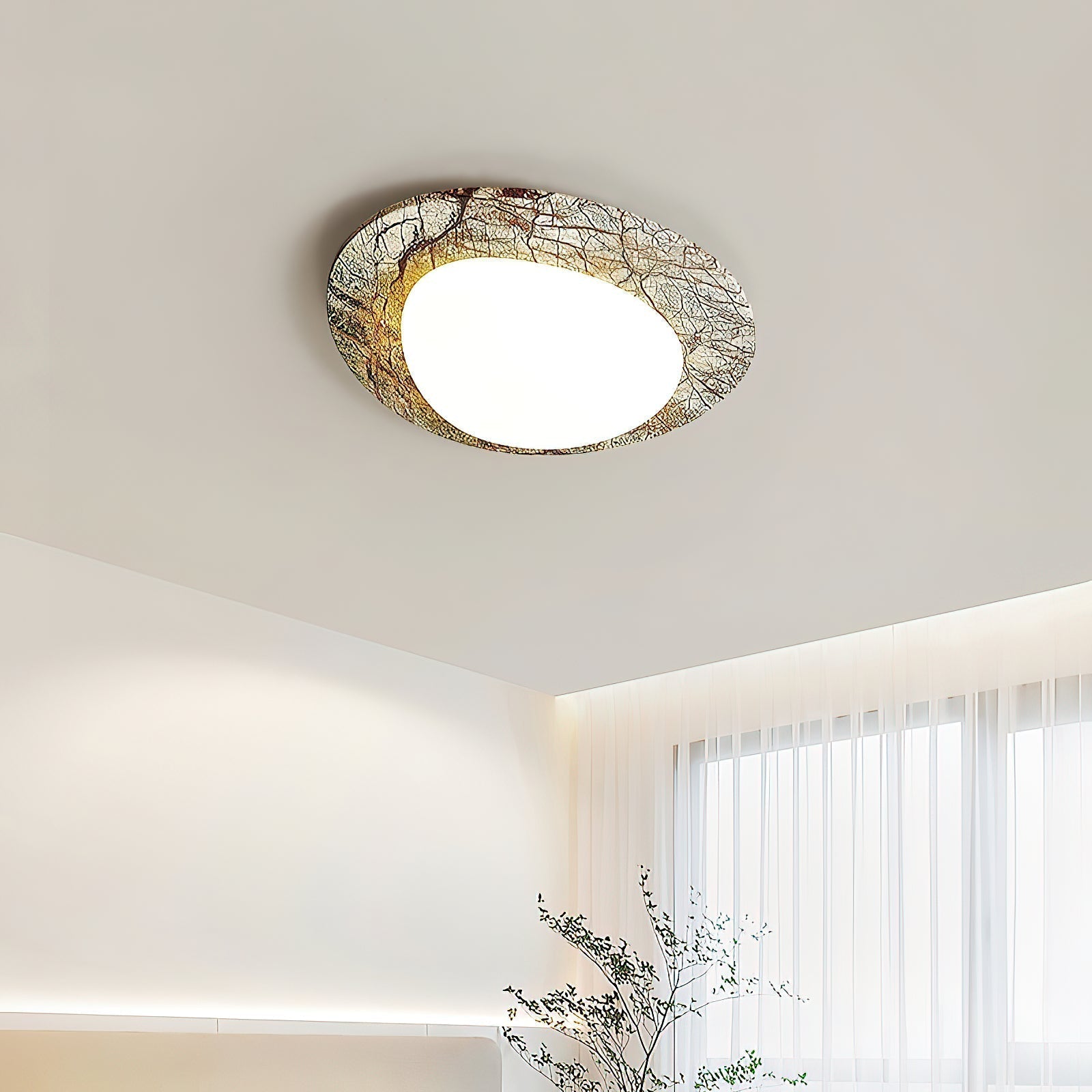 Cishaora Weißer Marmor Deckenleuchte-Letslighting