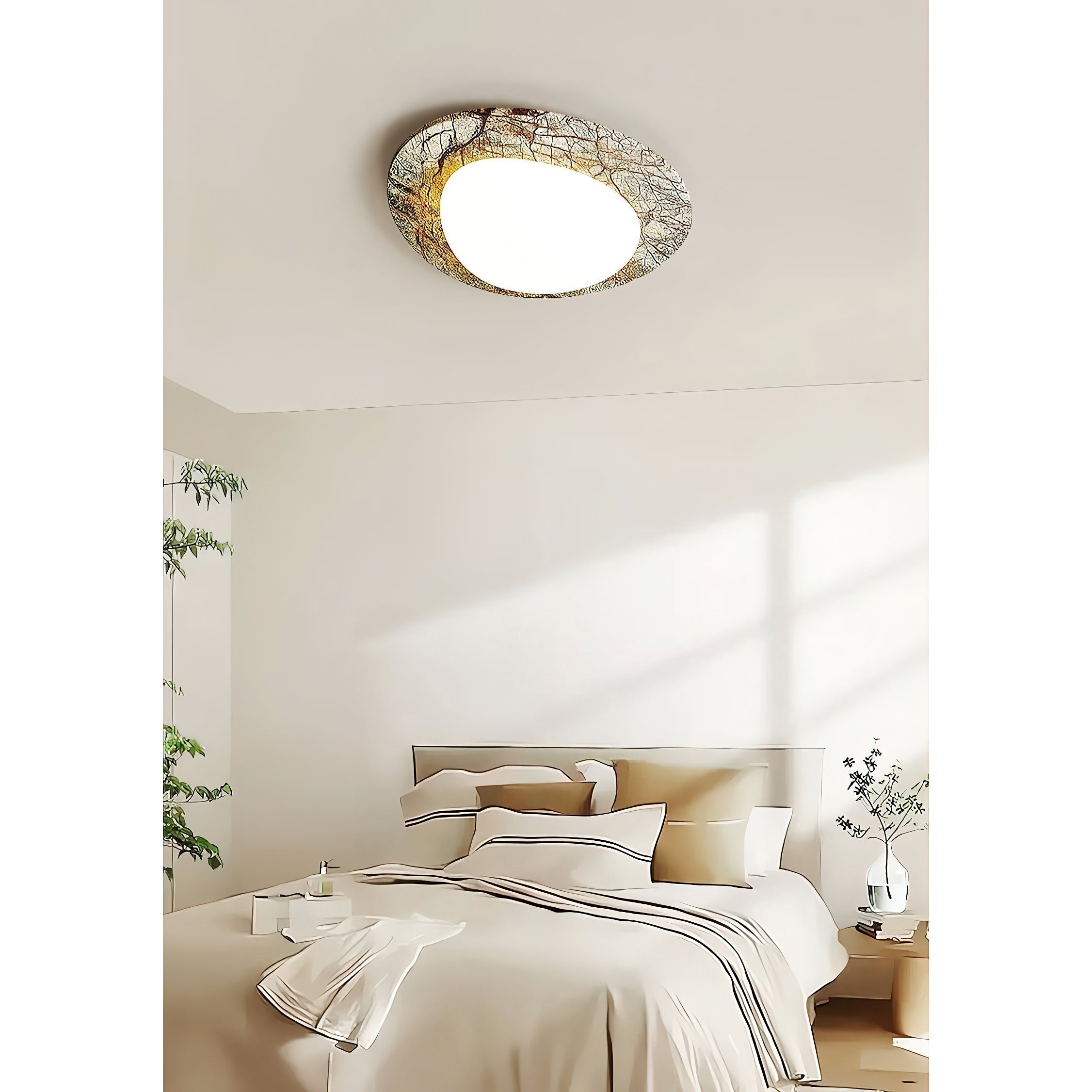 Cishaora Weißer Marmor Deckenleuchte-Letslighting